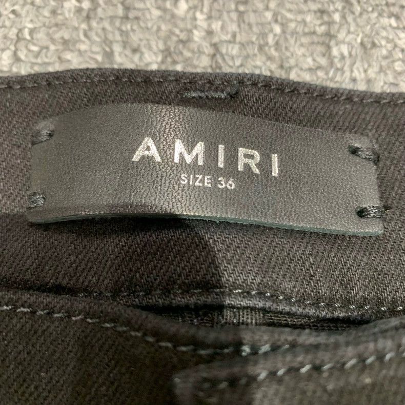 Amiri Amiri Black Flared Pants Zipper Pants Size US 36 / EU 52 - 7 Thumbnail