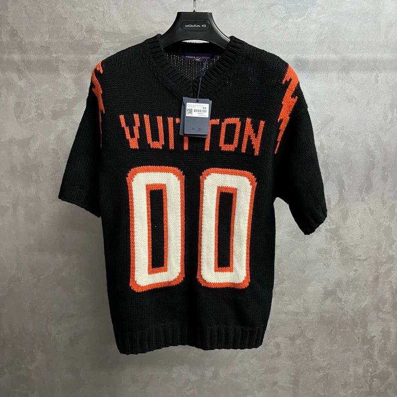 Louis Vuitton Louis Vuitton Black Logo monogrammed intarsia rugby short Size US S / EU 44-46 / 1 - 1 Thumbnail