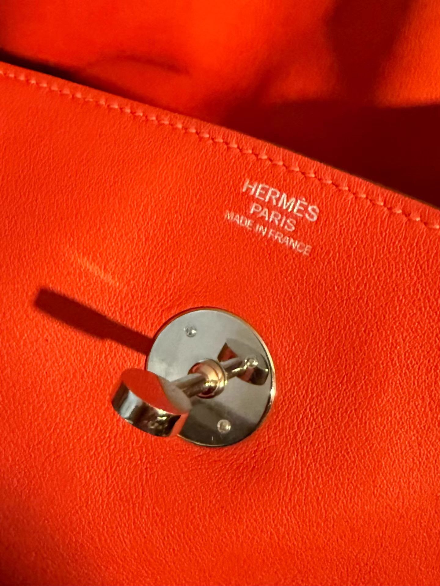 Hermes Hermès Lindy 30, Hermès orange Ｑ20 Size 30 - 5 Thumbnail