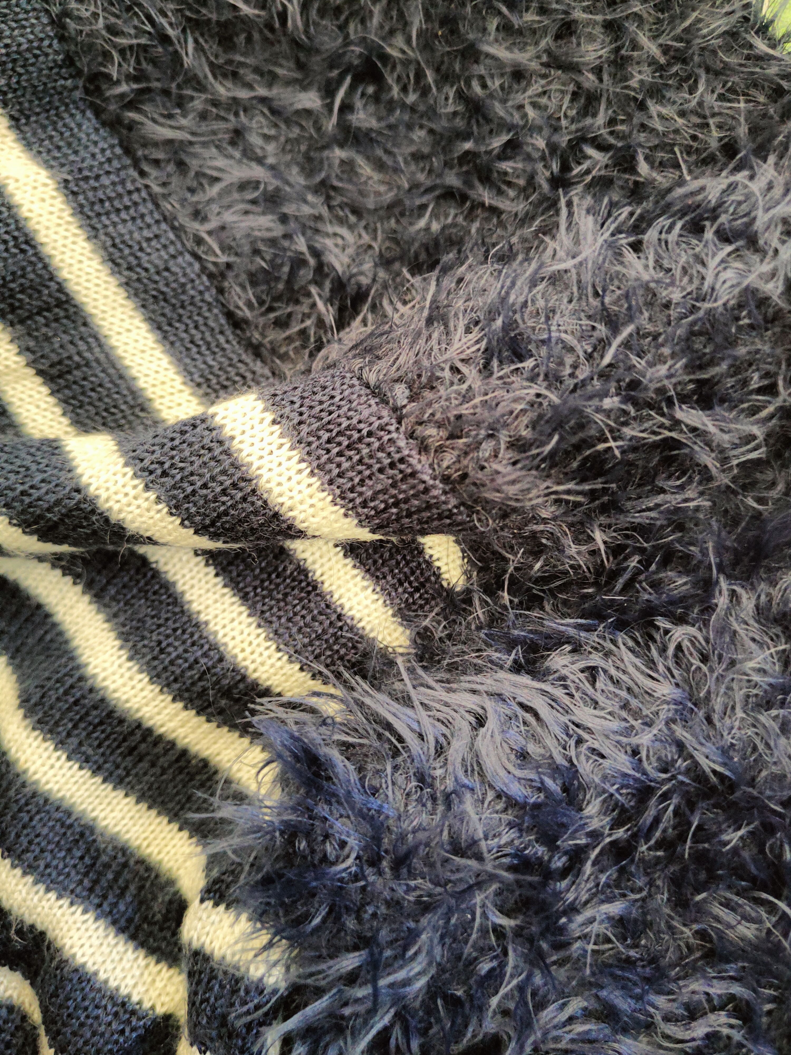 Japanese Brand Polo Studio Alivier Navy Fur Mohair Knitwear #46-540 Size M / US 6-8 / IT 42-44 - 11 Thumbnail