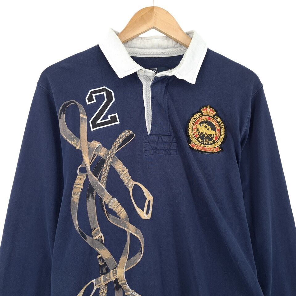 Polo Ralph Lauren × Ralph Lauren Vintage Polo Ralph Lauren Equestrian Rugby Size XL Rare Size US XL / EU 56 / 4 - 5 Thumbnail
