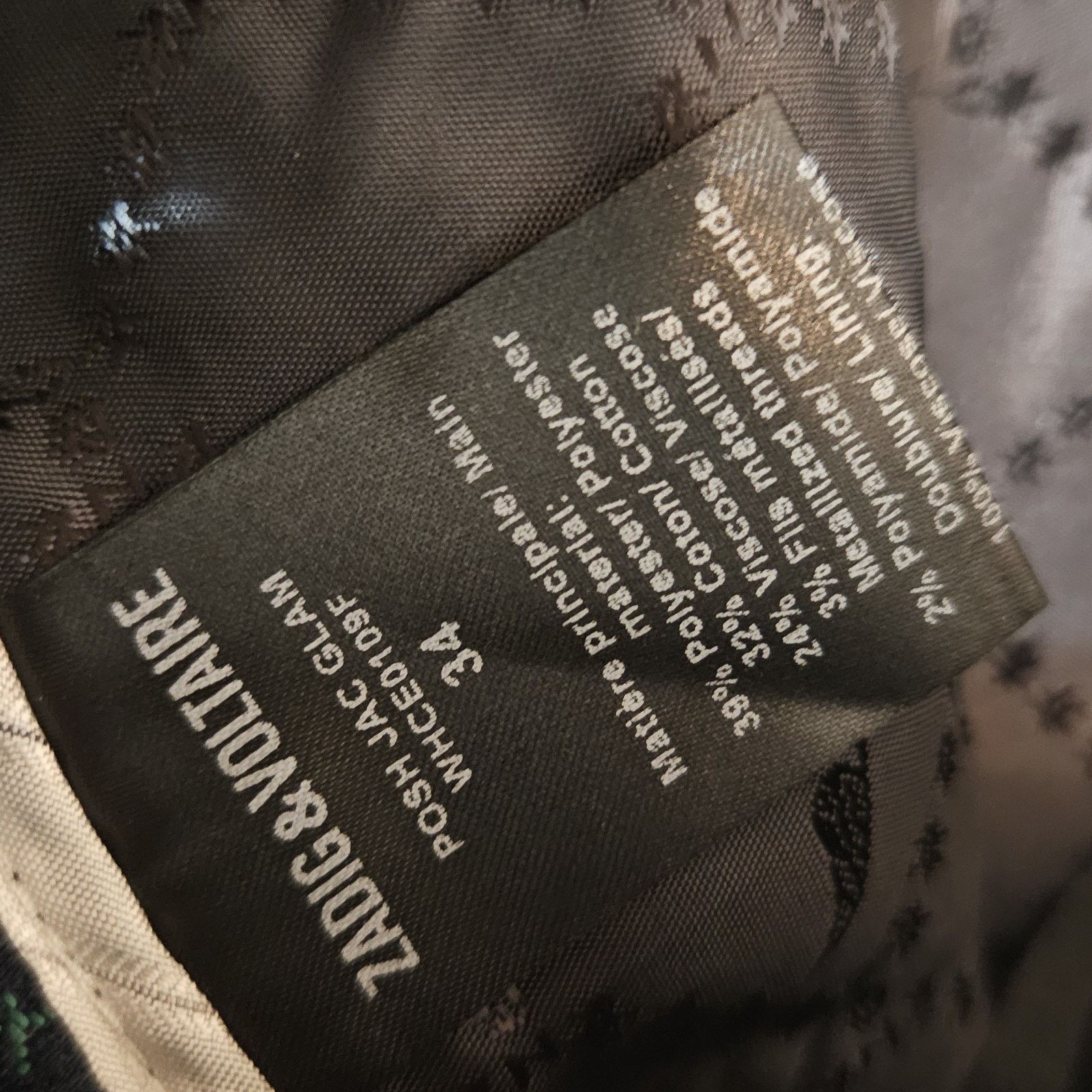 Zadig & Voltaire NEW Zadig & Voltaire Embroidered Blue Pants 27x25 Posh Size 27" / US 4 / IT 40 - 9 Thumbnail