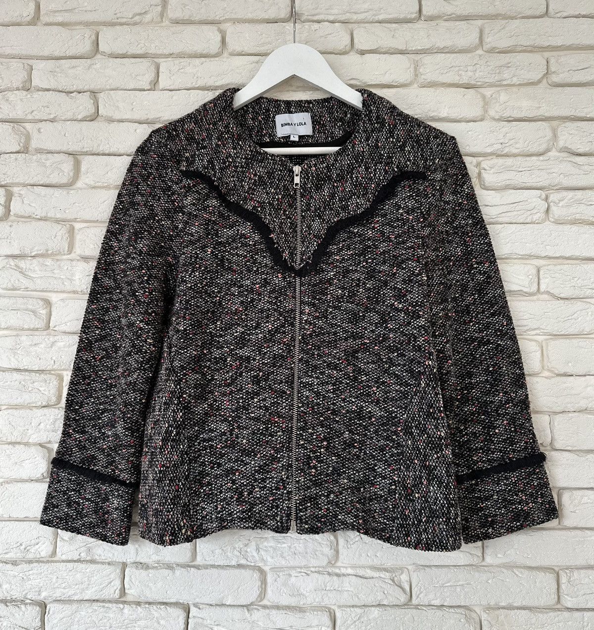 BIMBA Y LOLA Bimba Y Lola Jacket Blazer Zipper Women's Size L Size L / US 10 / IT 46 - 1 Thumbnail