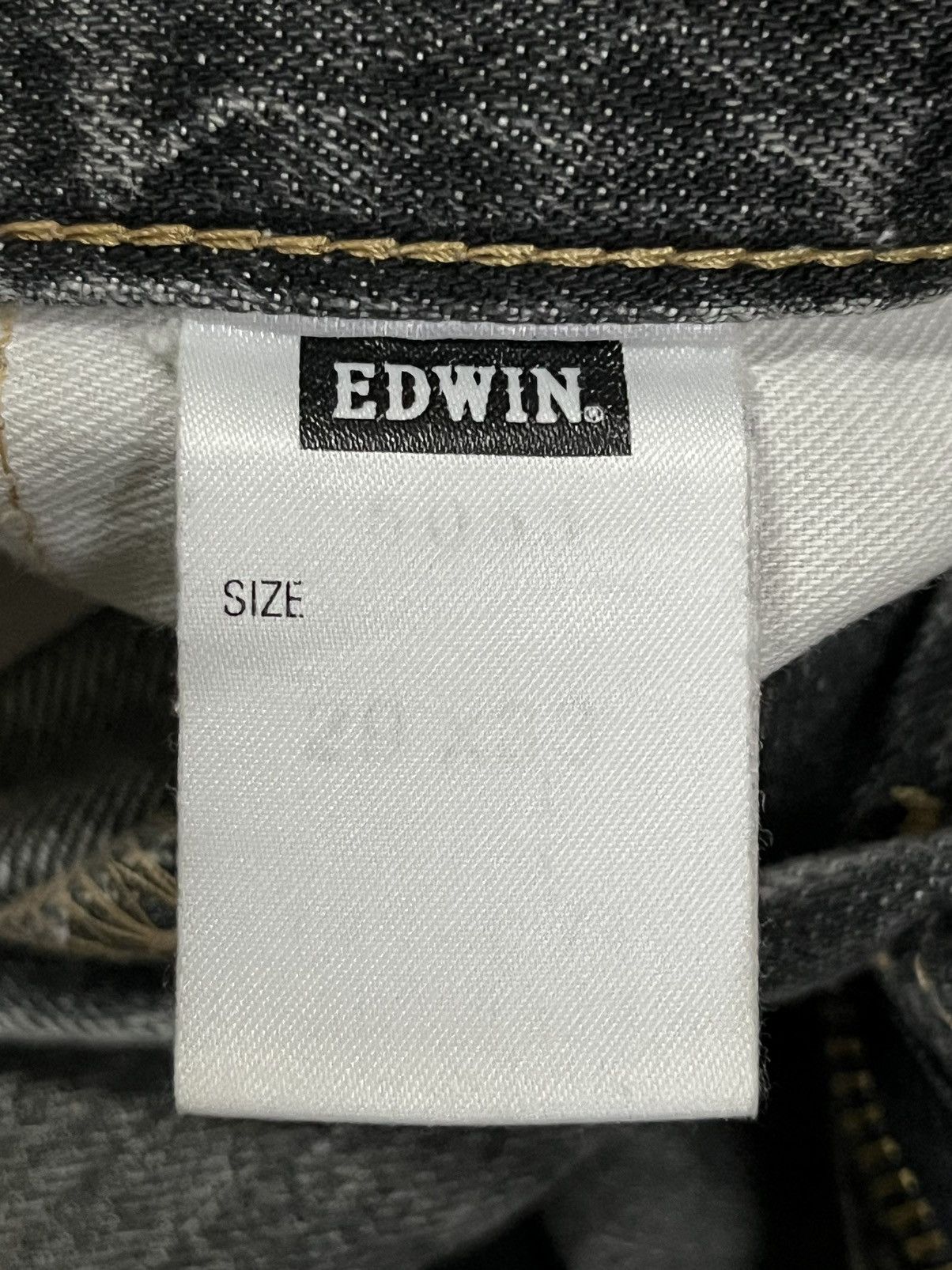 14th Addiction × Edwin Vintage Edwin Black Faded Distressed Loose Fit Jeans Size US 28 / EU 44 - 13 Thumbnail