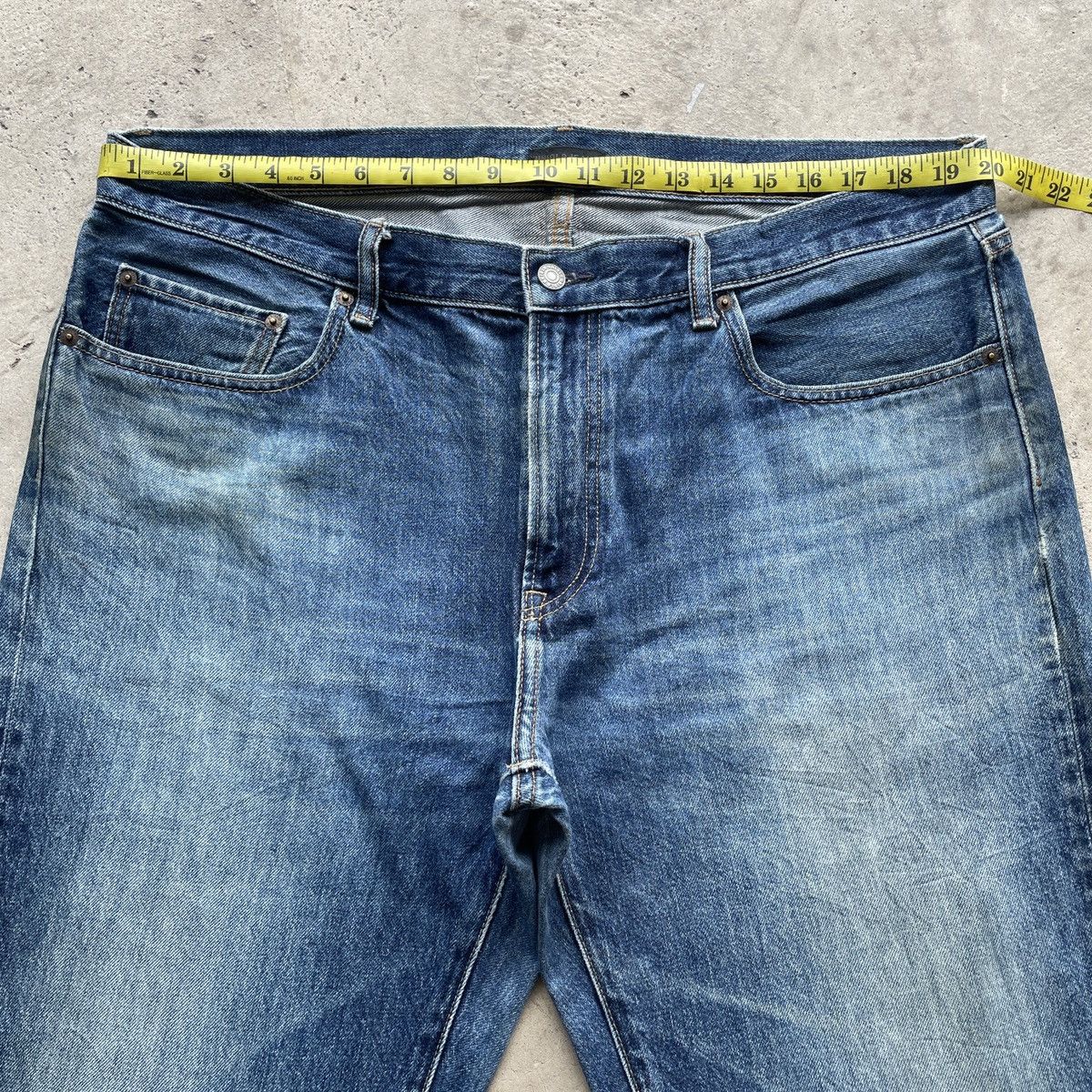 Japanese Brand W40 Vintage Japanese Brand Faded Jeans Stonewash Pants Denim Size US 40 / EU 56 - 5 Thumbnail