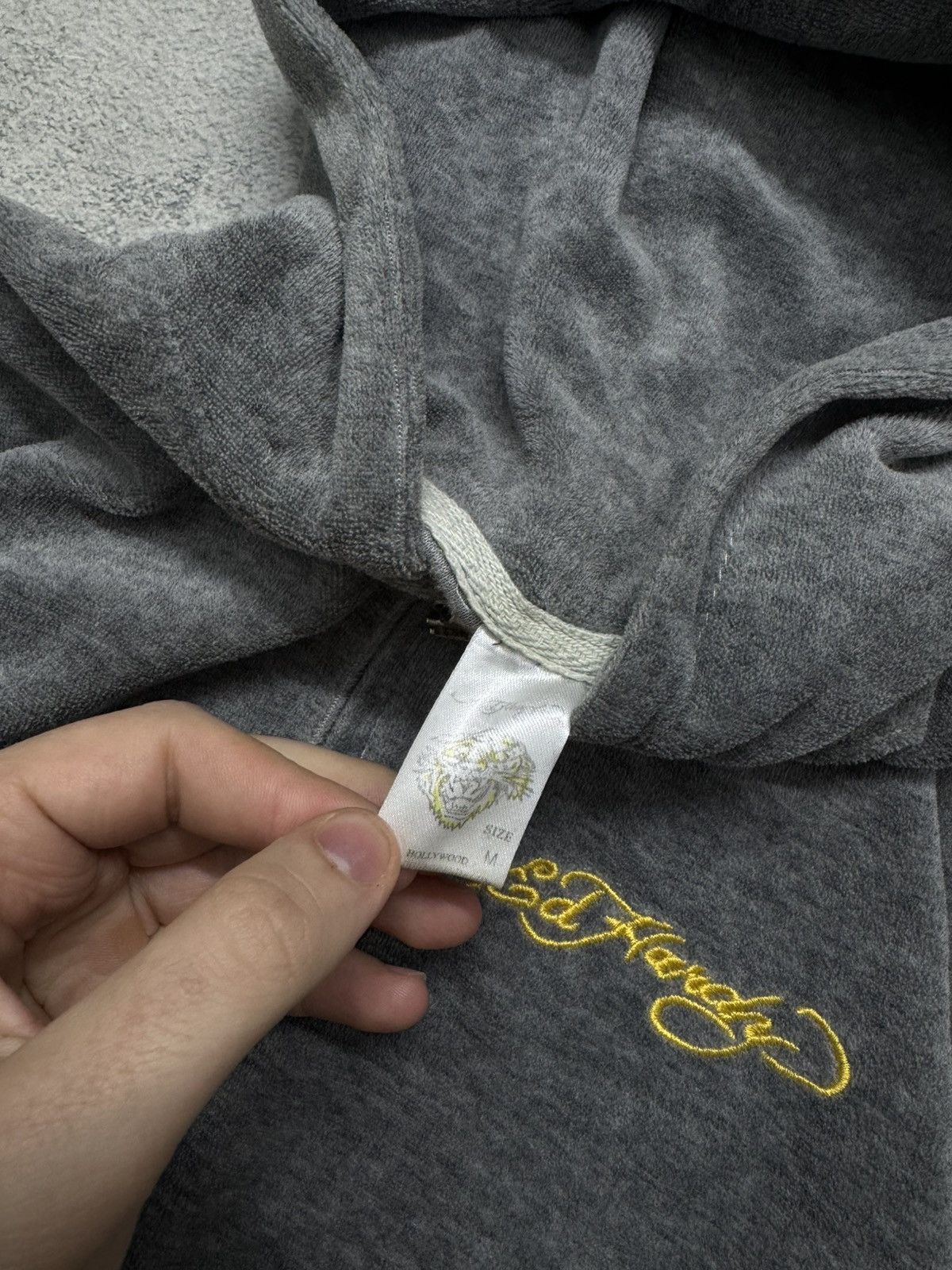 Ed Hardy Vintage Y2k Ed Hardy Roses 🌹 Zip Sweatshirt 00’s Size M / US 6-8 / IT 42-44 - 10 Thumbnail