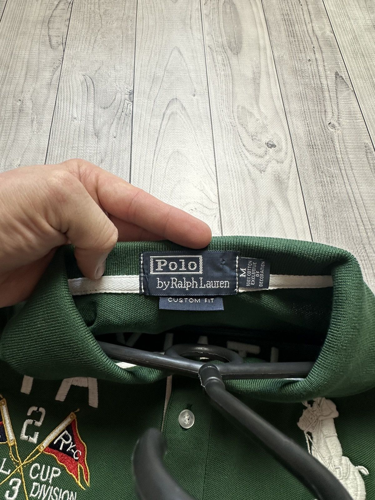 Other Vintage polo Ralph Lauren Italy big logo green rare size M Size US M / EU 48-50 / 2 - 5 Thumbnail