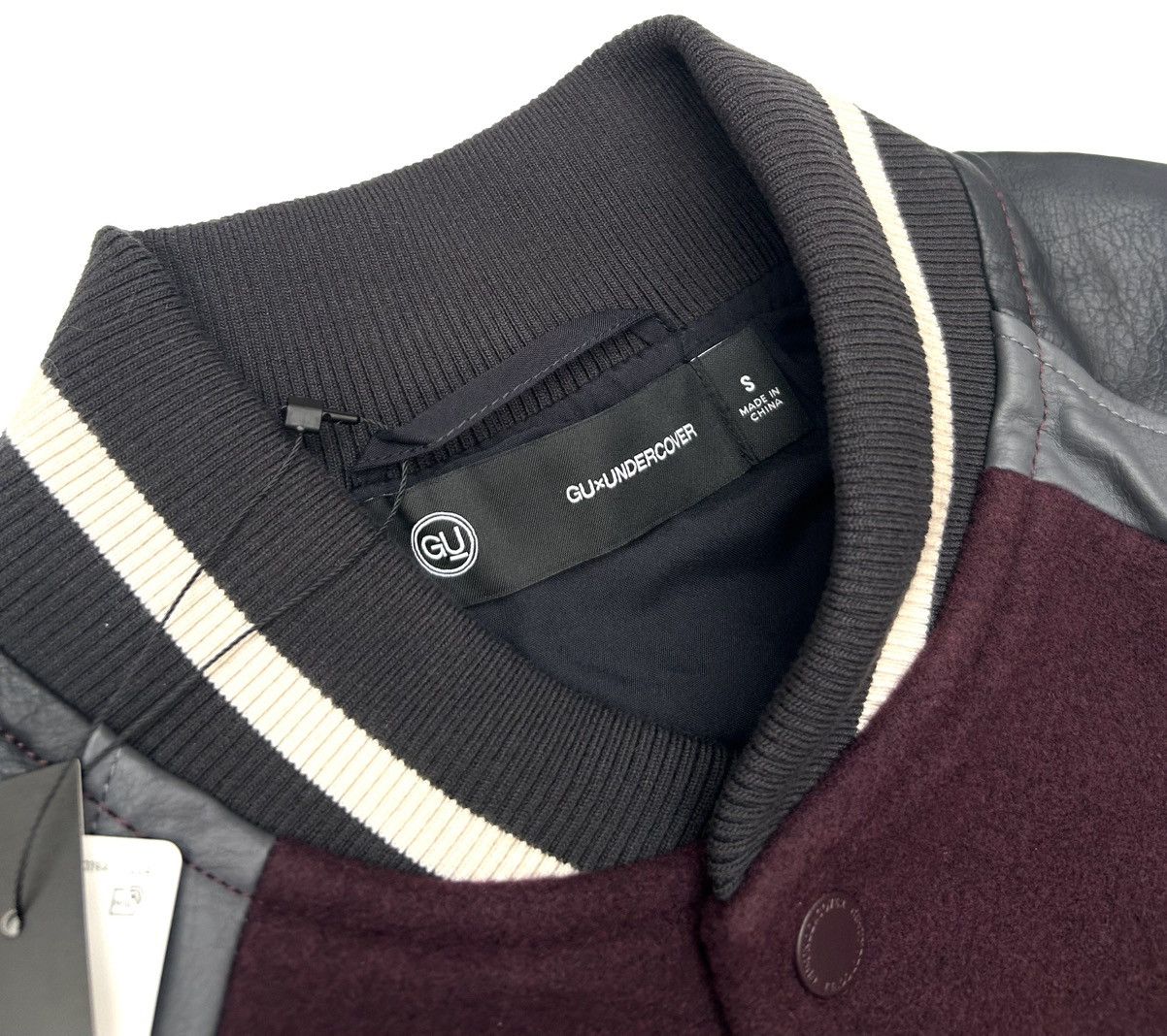 GU × Japanese Brand × Undercover GU X Undercover “Kosmik Noise” Stadium Jumper Varsity Jacket Size US S / EU 44-46 / 1 - 8 Thumbnail