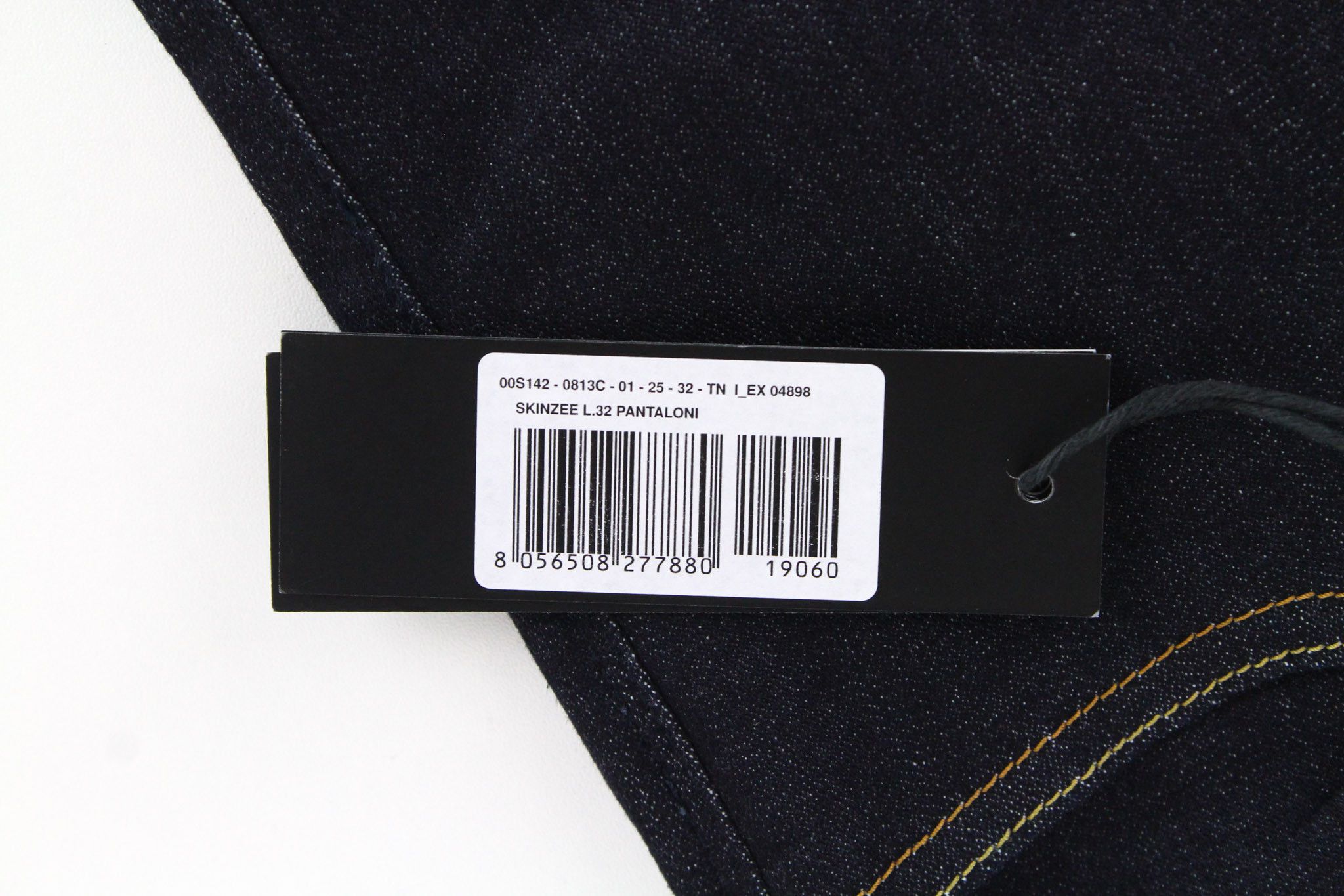 Diesel SKINZEE 0813C W25/L32 Blue Stretch Jeans 70148 Size 25" / US 0 / IT 36 - 9 Thumbnail