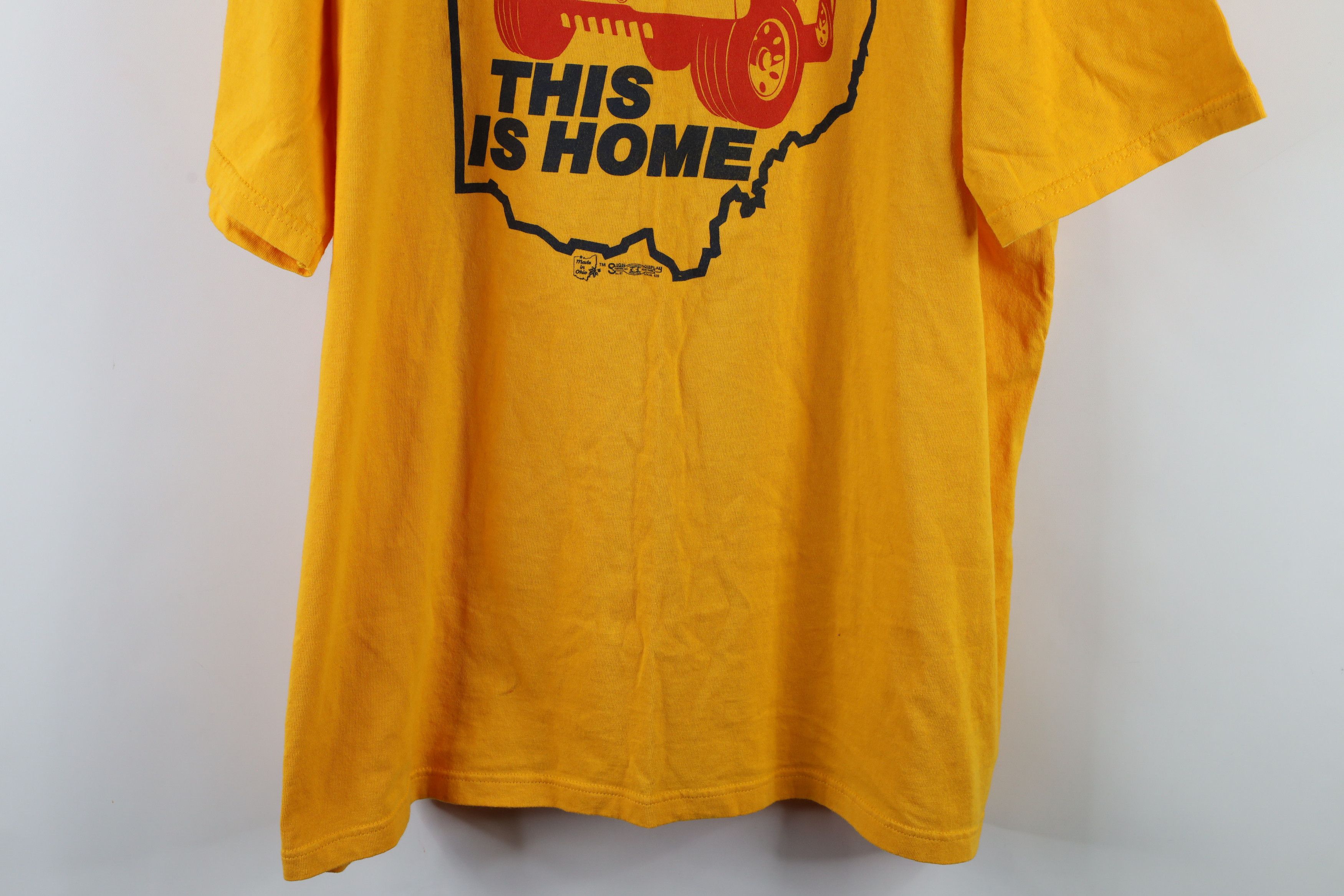 Vintage Vintage 90s Union Made This Is Home Toledo Ohio T-Shirt USA Size US XXL / EU 58 / 5 - 3 Thumbnail