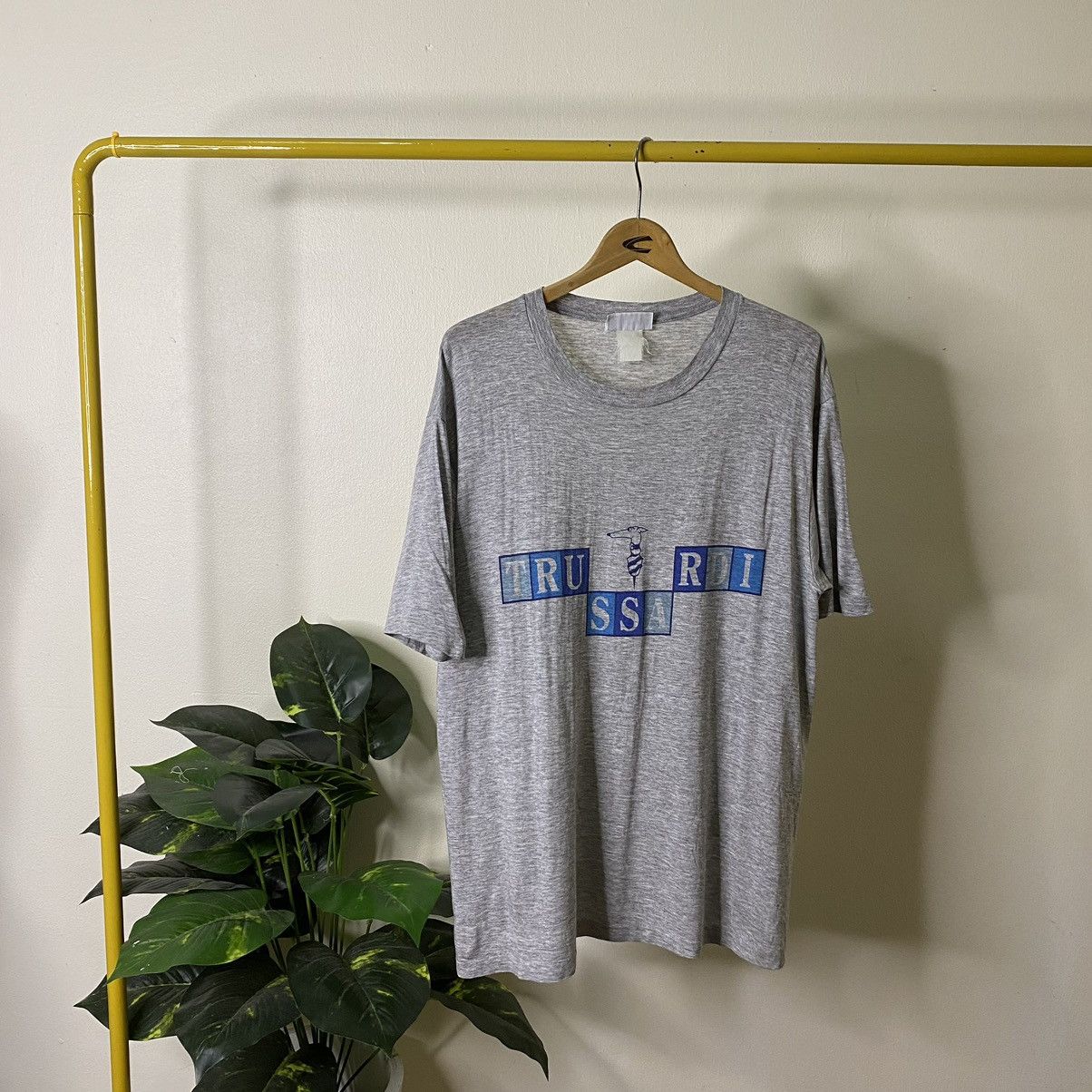 Trussardi × Vintage Vintage 1990s Trussardi Tee Size US L / EU 52-54 / 3 - 1 Thumbnail
