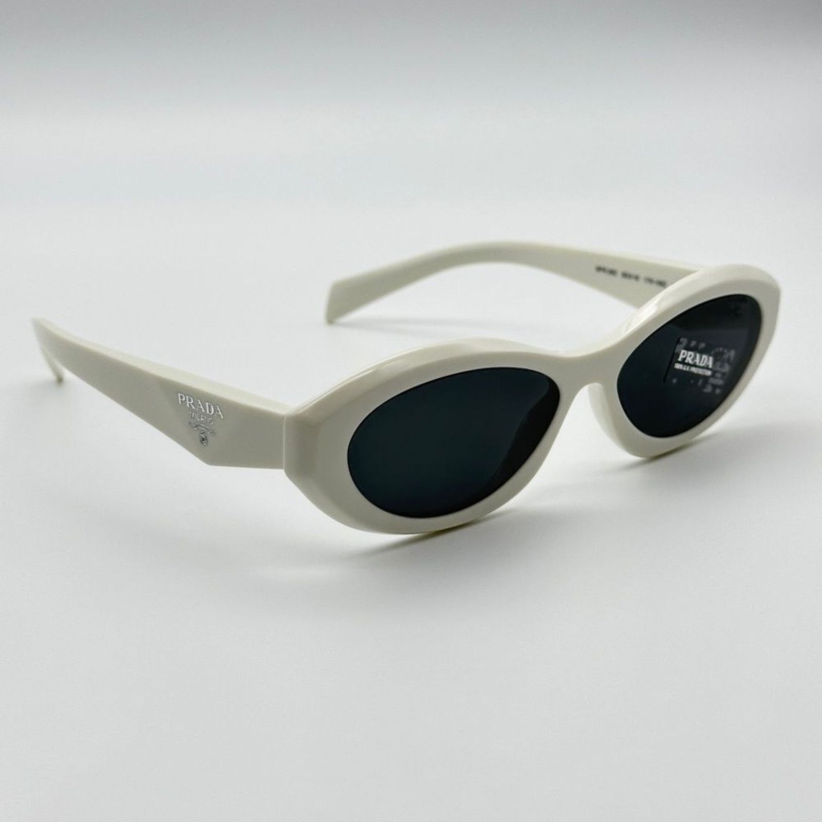 Prada NEW PRADA PR26ZS 17K08Z Talc/Dark Grey Women Sunglasses Size ONE SIZE - 5 Thumbnail