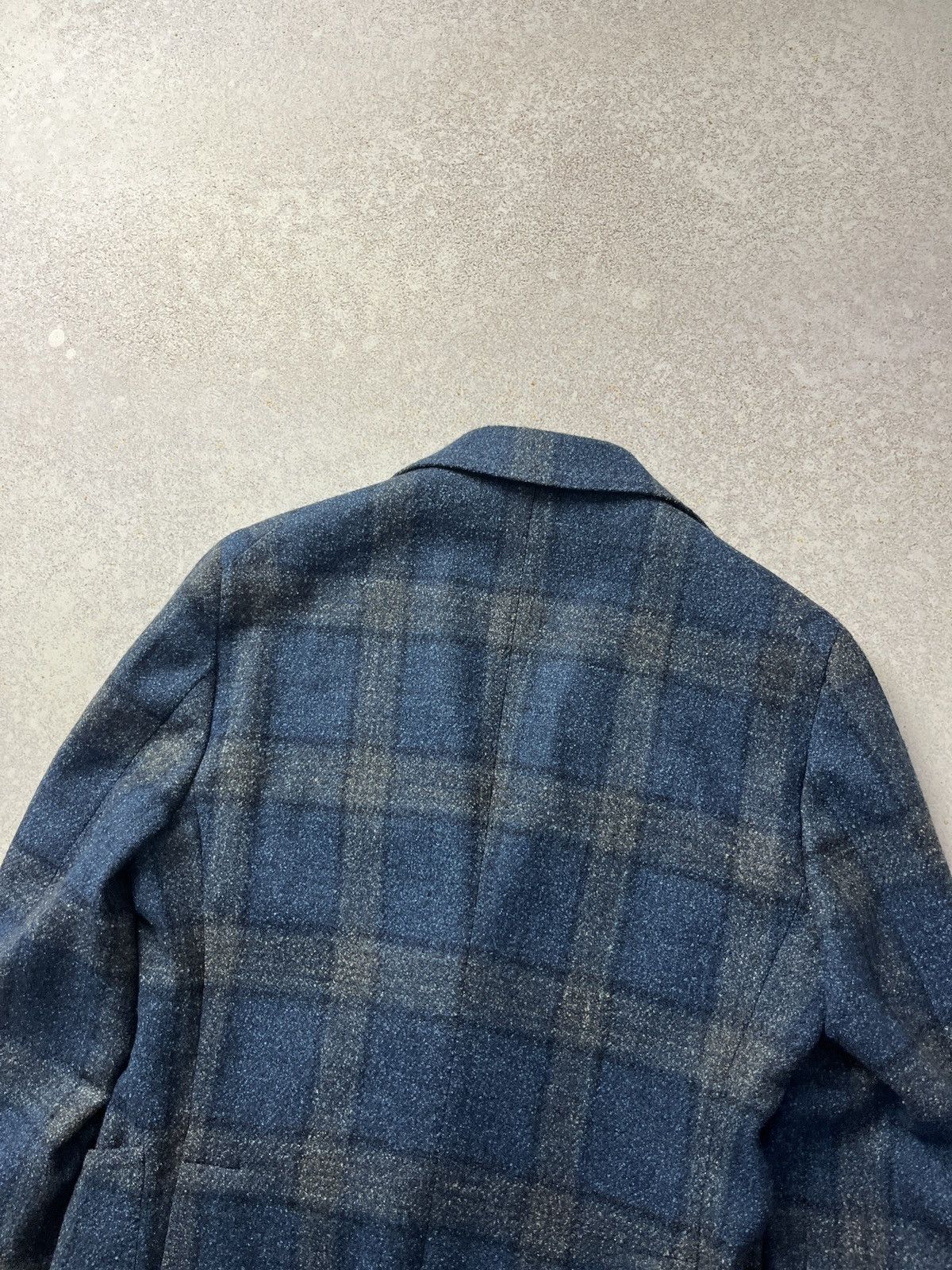 Tagliatore DDP Vintage Tagliatore Blue Tweed Wool Blazer Size 34R - 5 Thumbnail