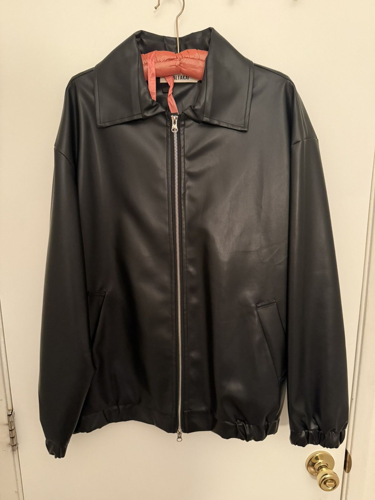 Other Black Leather Jacket Size US L / EU 52-54 / 3 - 1 Thumbnail