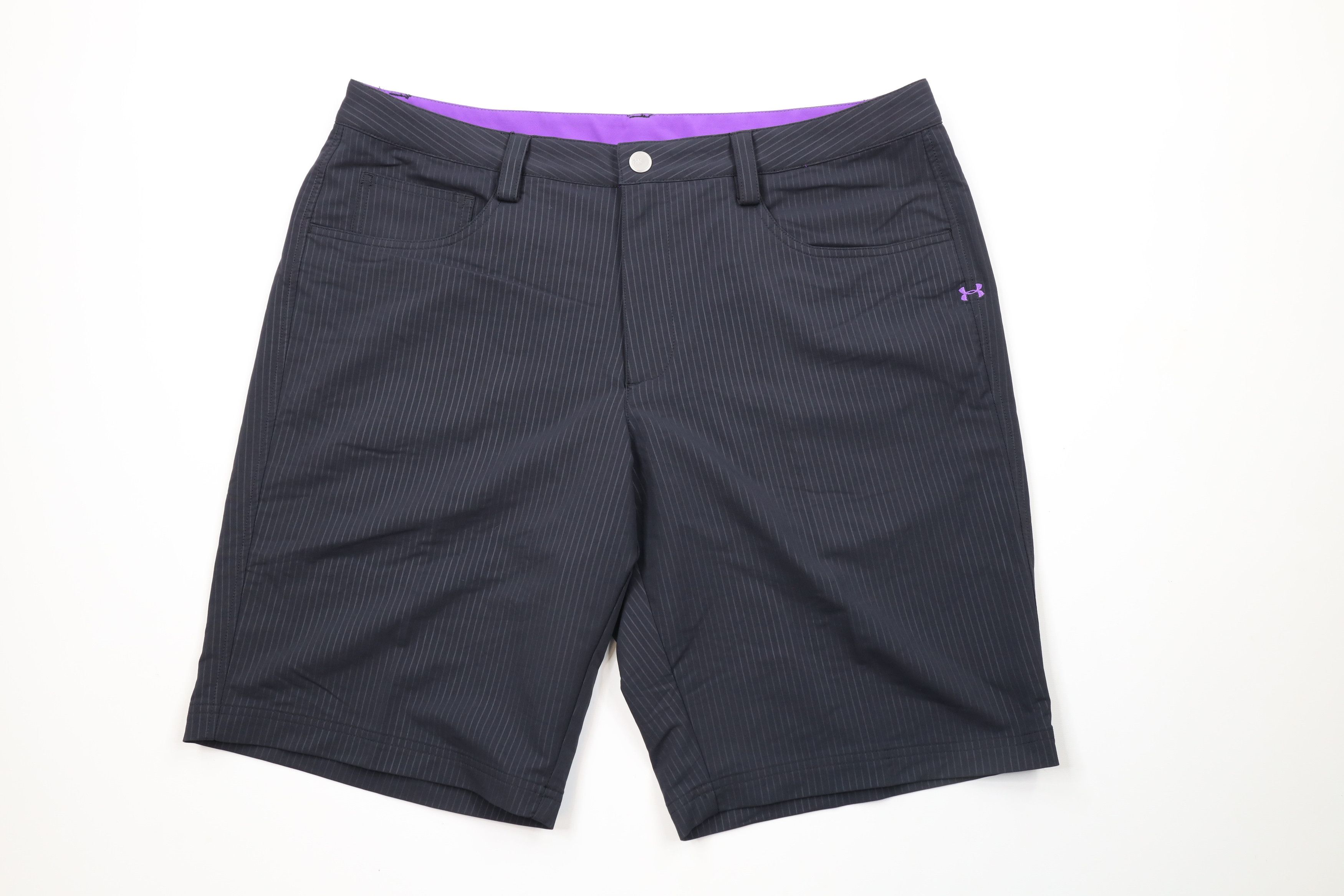 Under Armour × Vintage Under Armour Stretch Golfing Golf Chino Shorts Black Size US 38 / EU 54 - 1 Thumbnail