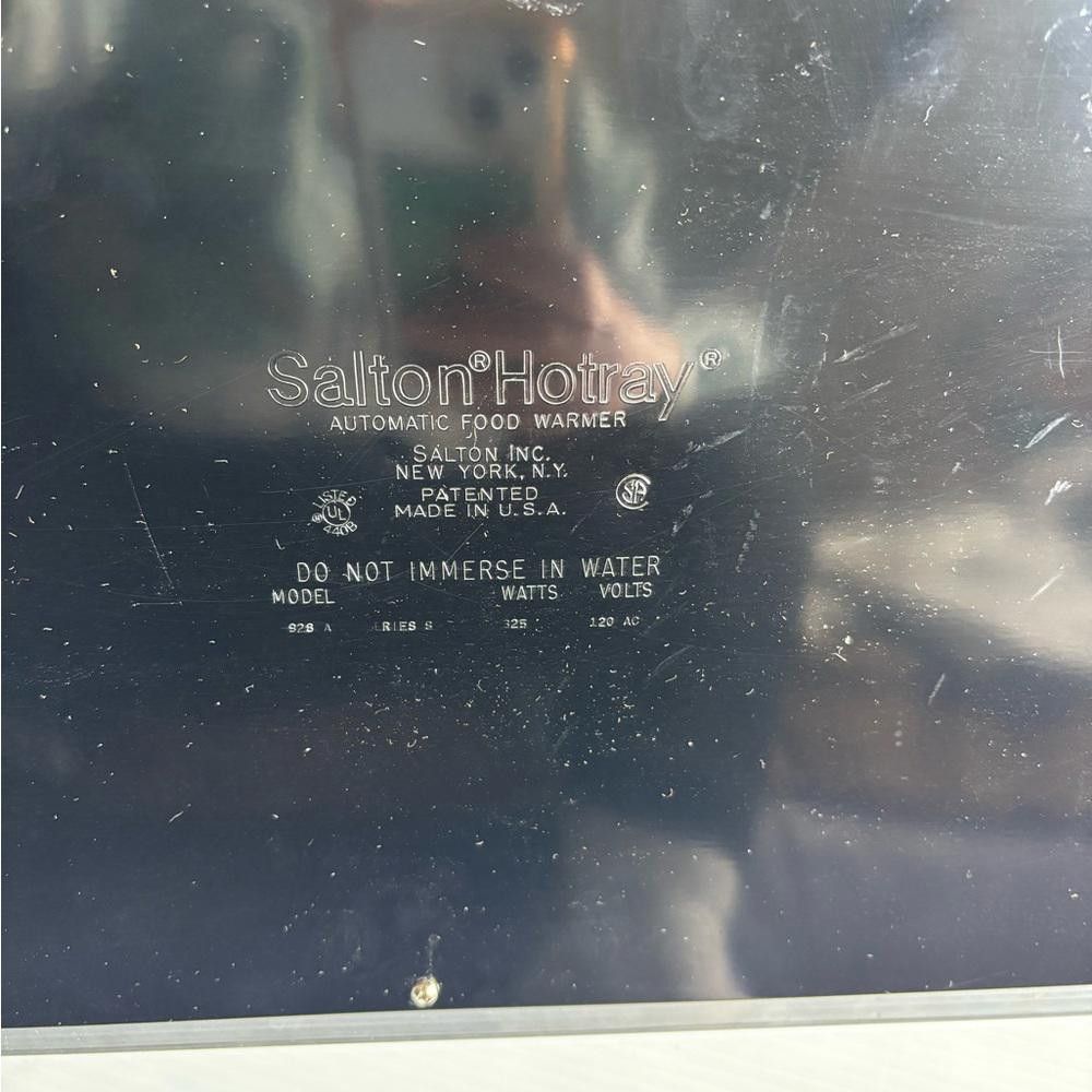 Designer Vintage Salton Hotray Electric Hot Plate Size ONE SIZE - 3 Thumbnail