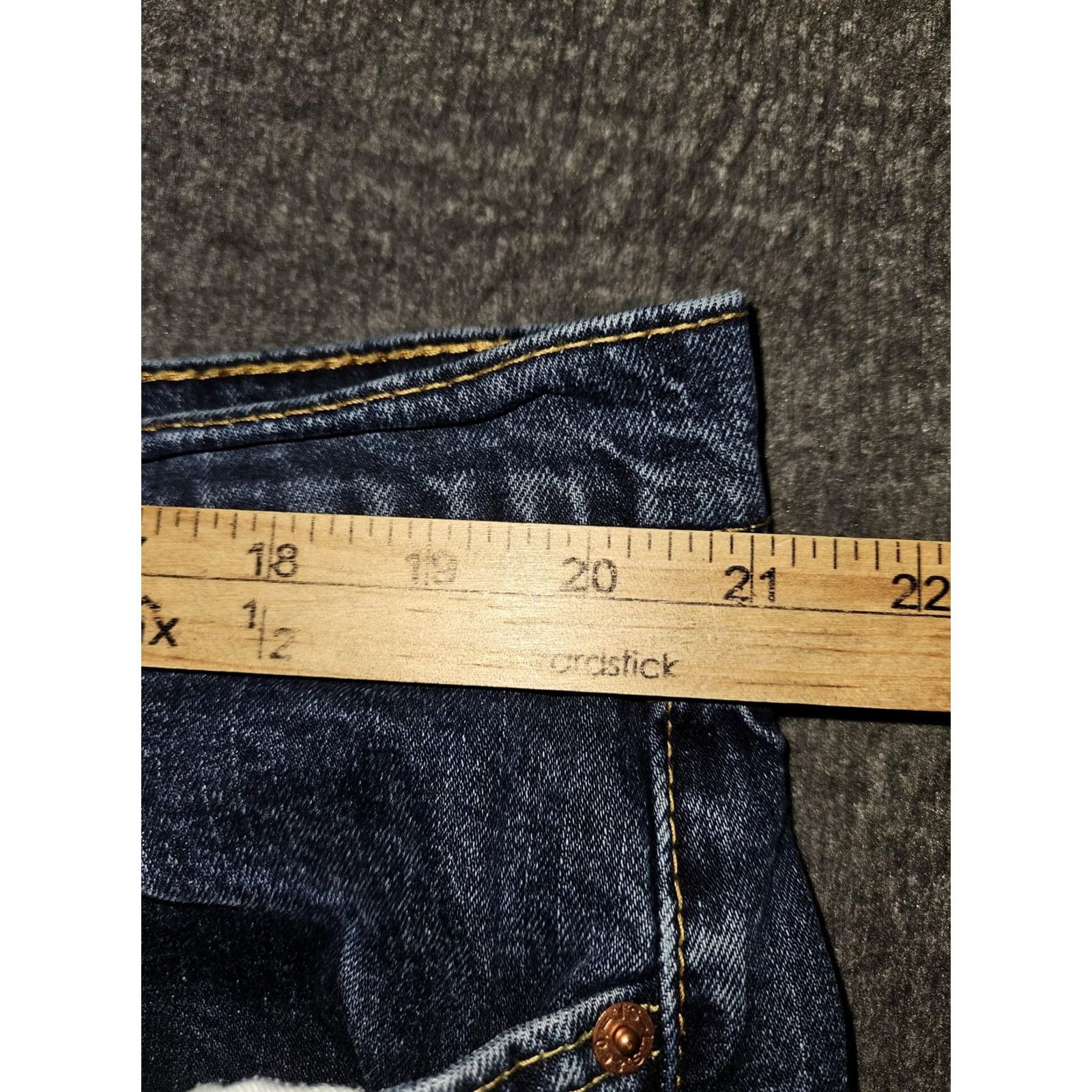 Levi's Levi's 505 Jeans Men 42x32 Blue Stretch Straight Leg Denim Big & Tall Size US 42 / EU 58 - 2 Thumbnail