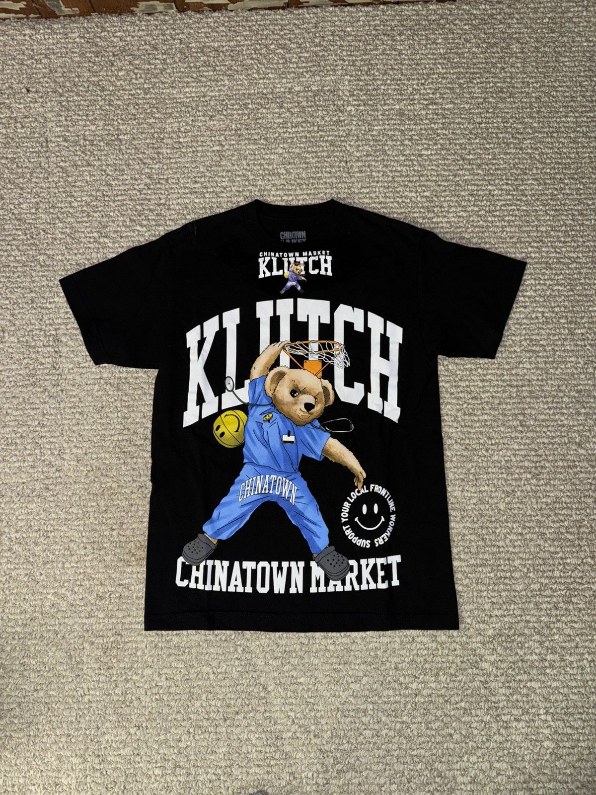 Market Market X Klutch Sports Covid Bear Graphic Tee Size US M / EU 48-50 / 2 - 1 Thumbnail