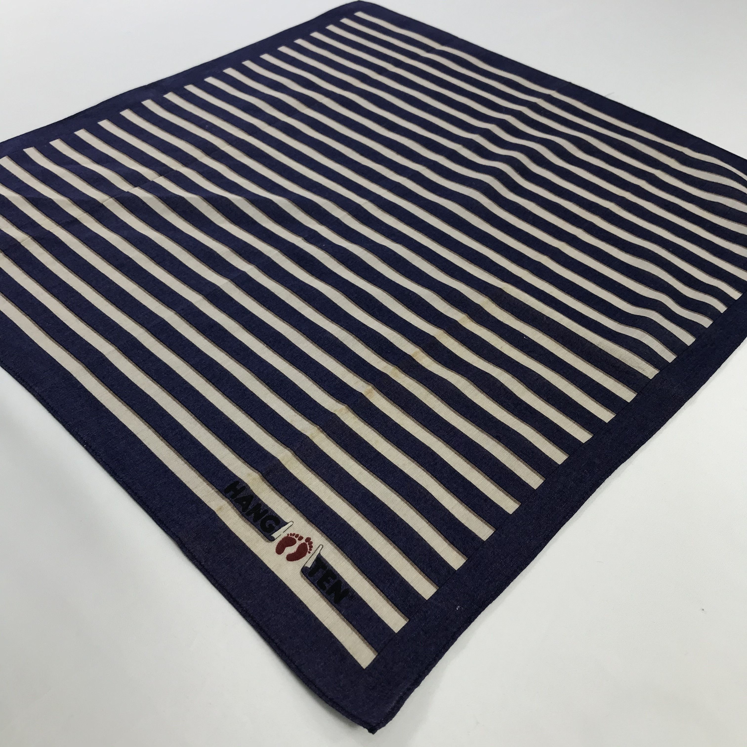 Hang Ten × Vintage Hang Ten Bandana / Handkerchief / Neckerchief - S989 Size ONE SIZE - 2 Thumbnail