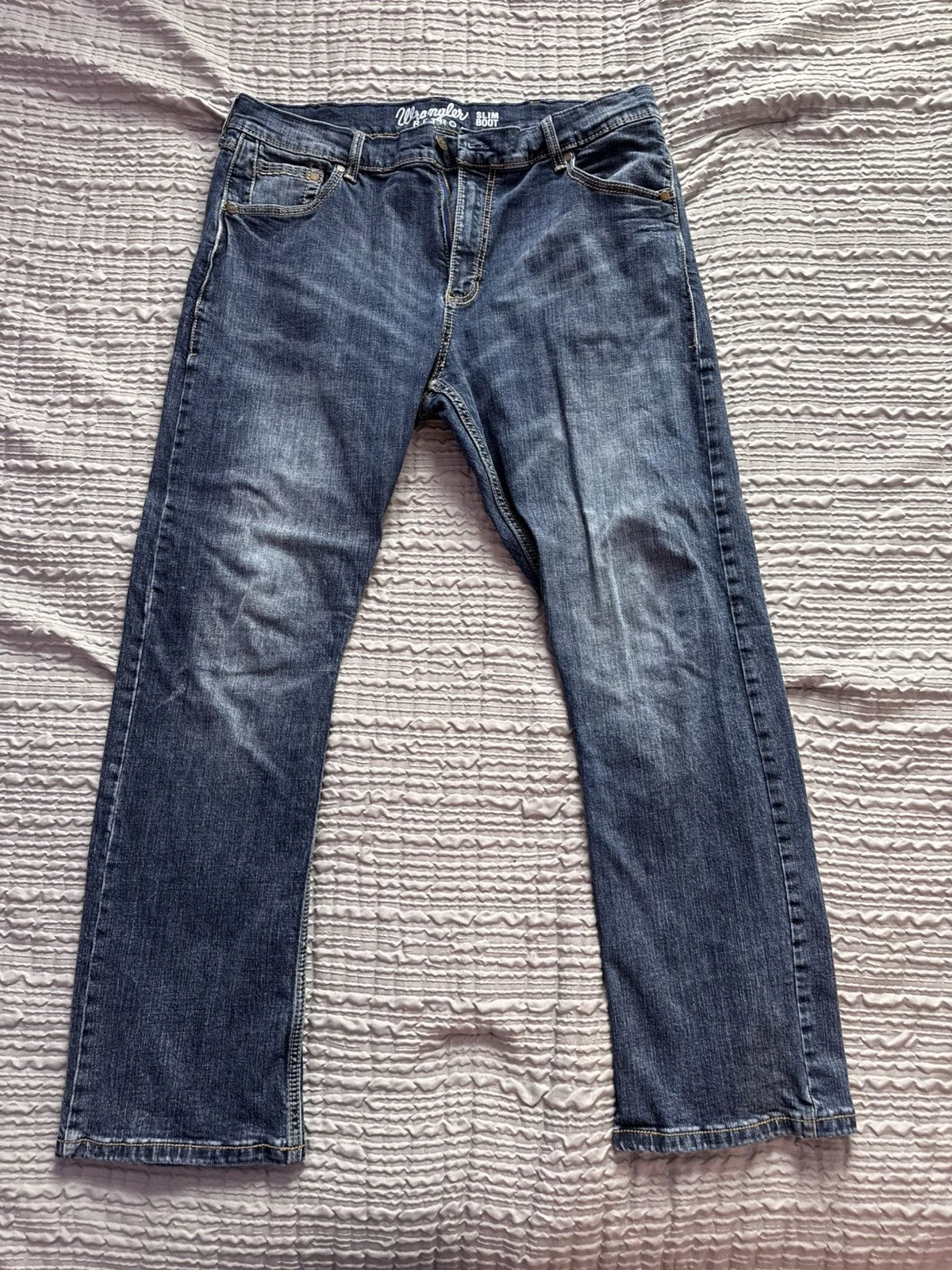 Vintage × Wrangler Wrangler Denim Jeans Size US 38 / EU 54 - 1 Thumbnail
