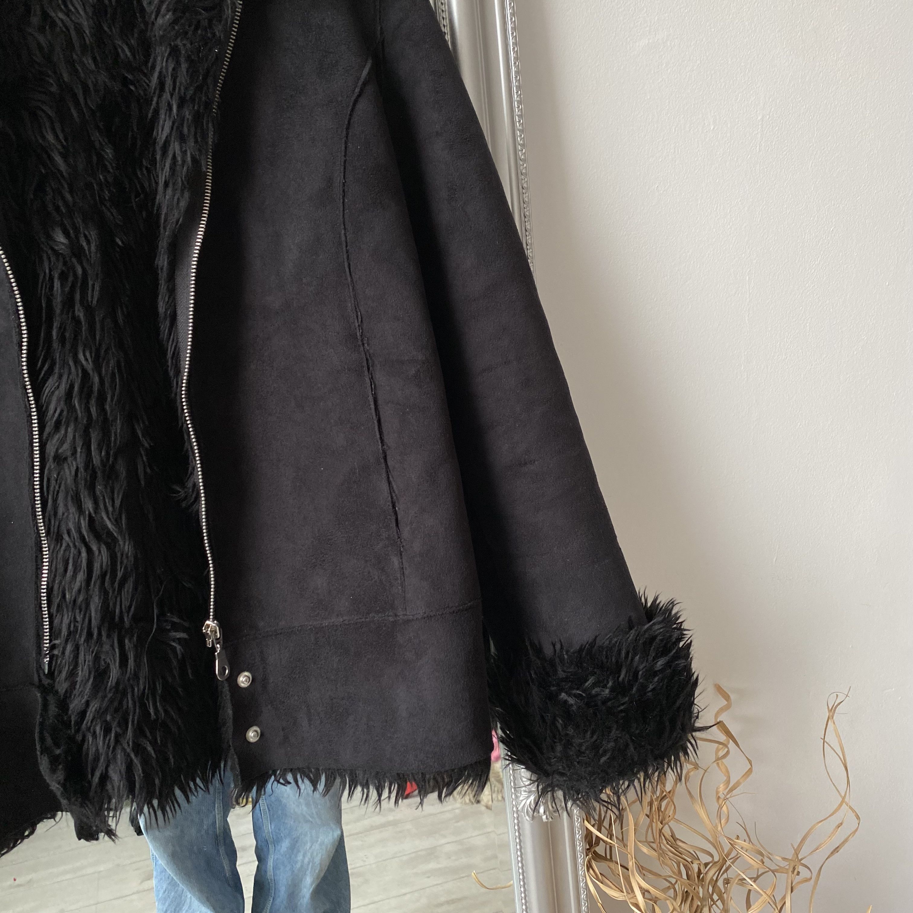 If Six Was Nine Avant-garde Vintage Shepkins Faux fur jacket Y2K Size M / US 6-8 / IT 42-44 - 3 Thumbnail