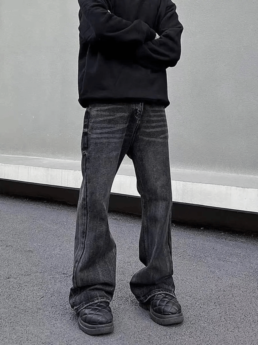 Japanese Brand × Jean Washed street style vintage baggy jeans Size US 34 / EU 50 - 2 Thumbnail