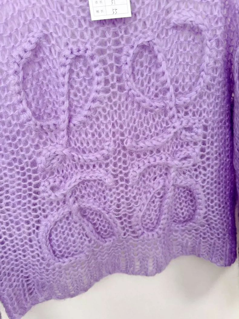 Loewe LOEWE Knitted openwork sweater Size XS / US 0-2 / IT 36-38 - 4 Thumbnail