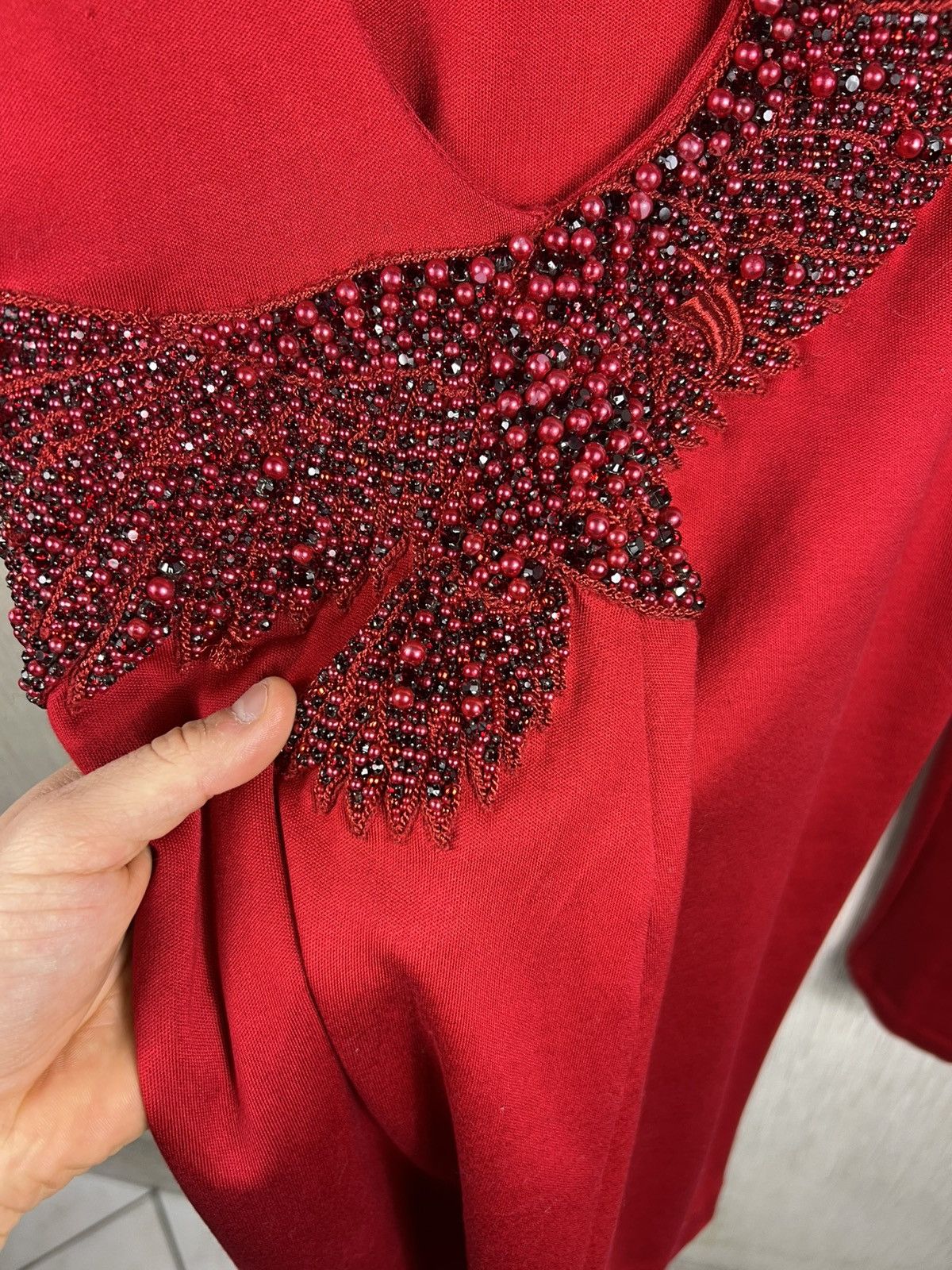 Balmain Archive Balmain FW 2012 eagle bird pearls open back dress Size M / US 6-8 / IT 42-44 - 21 Thumbnail
