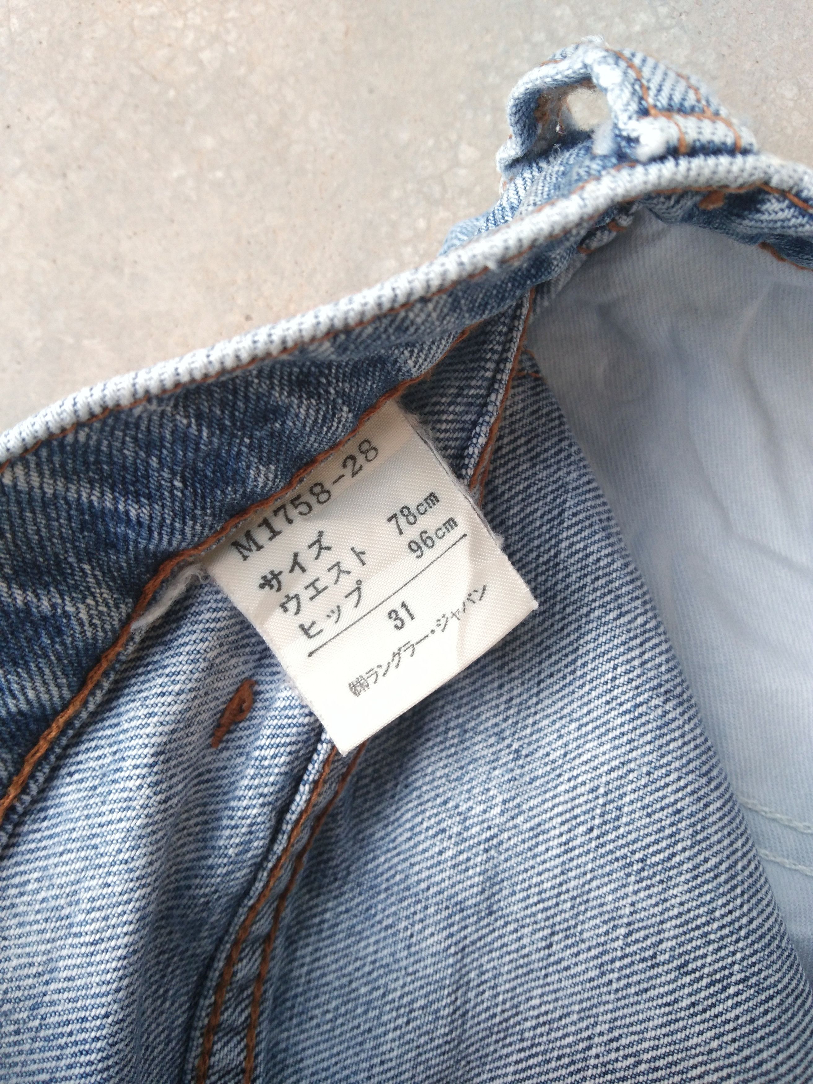 Japanese Brand Vintage Wrangler Blue Bell Straight Leg Jeans 30x30 Size US 30 / EU 46 - 5 Thumbnail