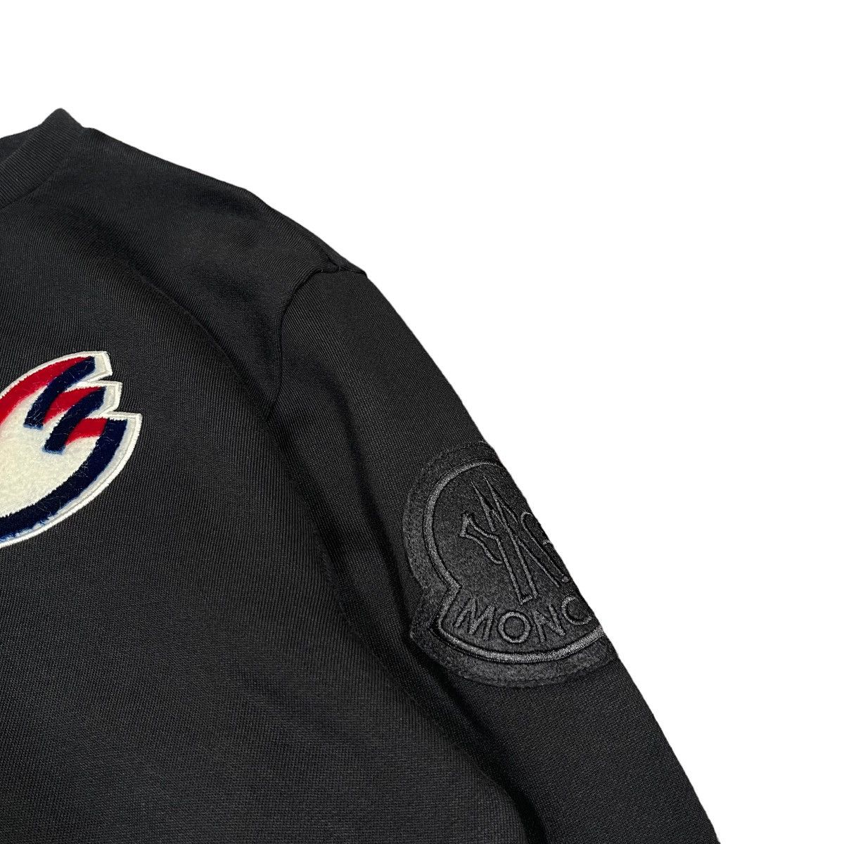 Moncler Moncler Genius 2 Moncler 1952 Black Logo Sweatshirt Size US L / EU 52-54 / 3 - 8 Thumbnail