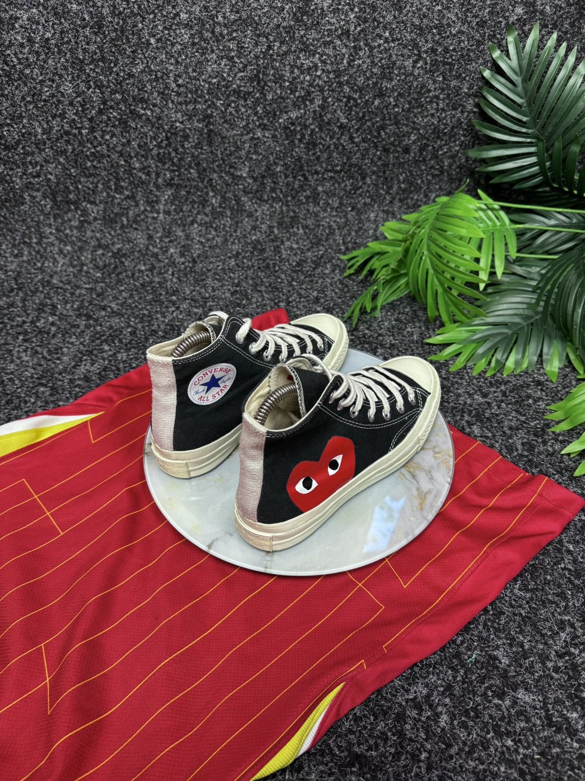 Comme des Garcons PLAY Comme des Garcons Play X Chuck 70 Shoes Black Size US 7 / IT 37 - 6 Thumbnail