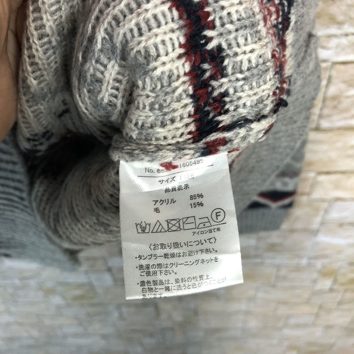 Homespun Knitwear DL Loy Taa Grey art vintage Knitwear #A262 Size US S / EU 44-46 / 1 - 11 Thumbnail