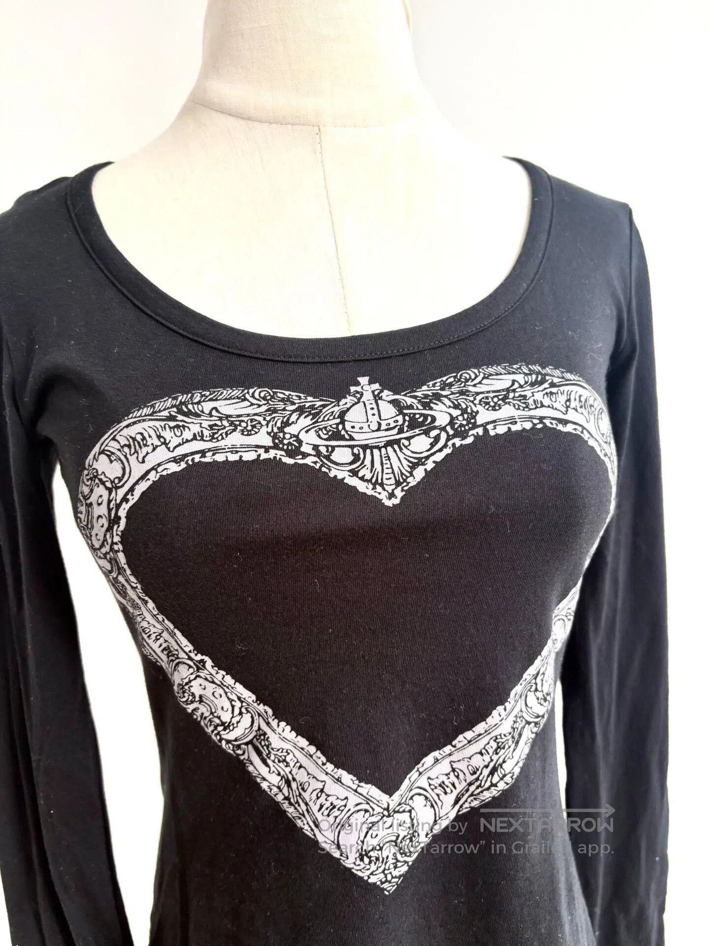 Vivienne Westwood vivienne westwood black heart graphic long sleeve tee. Size M / US 6-8 / IT 42-44 - 3 Thumbnail