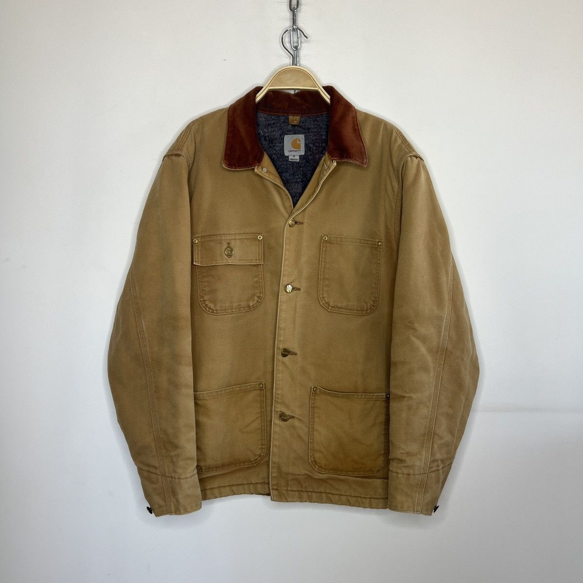 Carhartt × Vintage Vintage Carhartt Detroit Jacket Brown Work Wear Y2K 90s Size US M / EU 48-50 / 2 - 1 Thumbnail