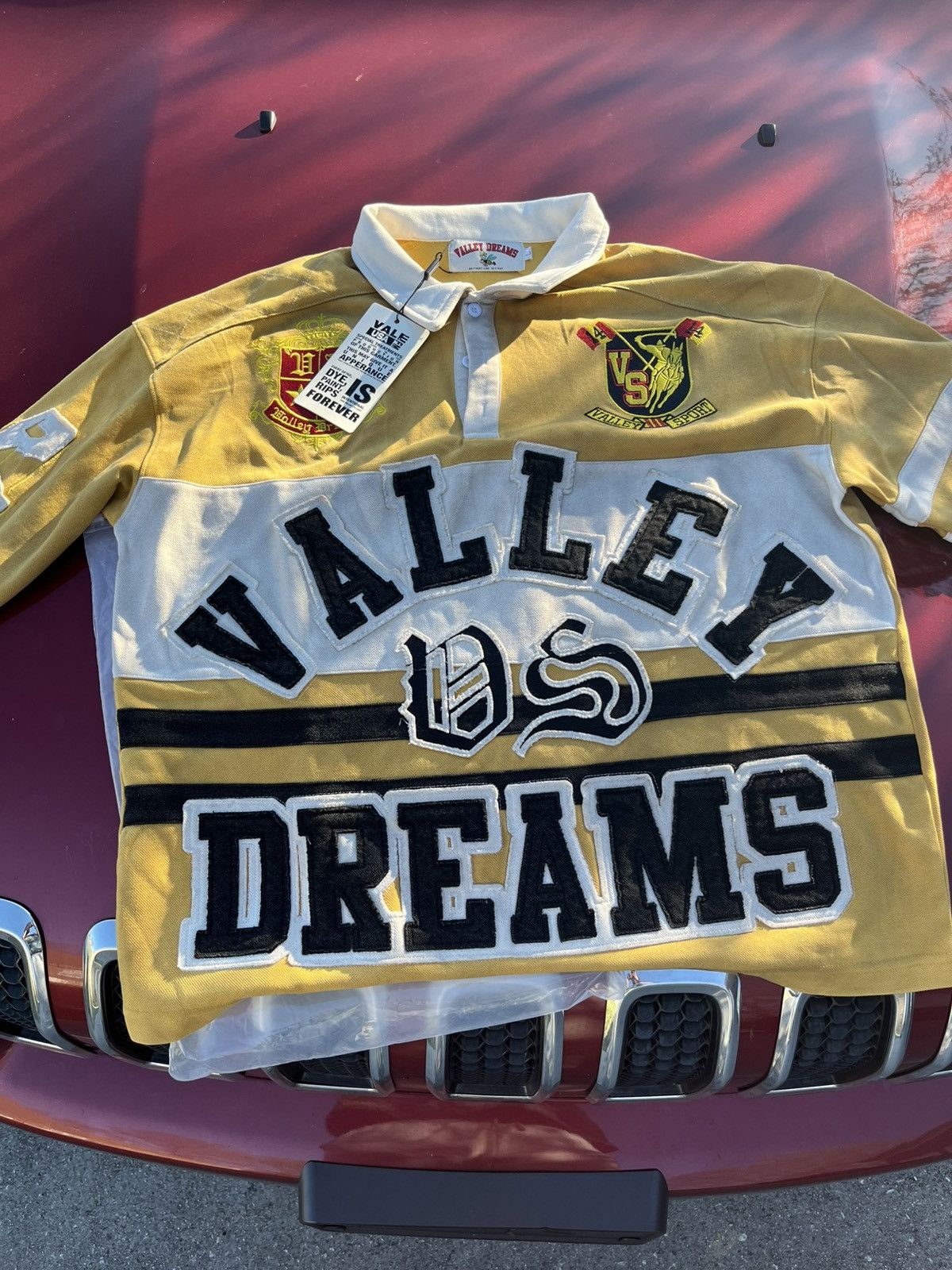 Vale Vale Yellow Rugby Longsleeve Size US L / EU 52-54 / 3 - 1 Thumbnail
