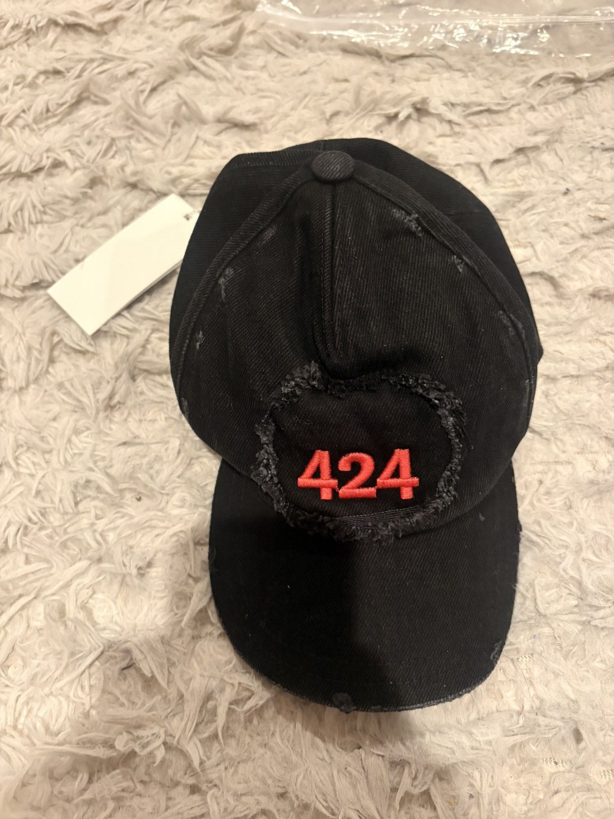 424 424 denim cap black OS Size ONE SIZE - 1 Thumbnail