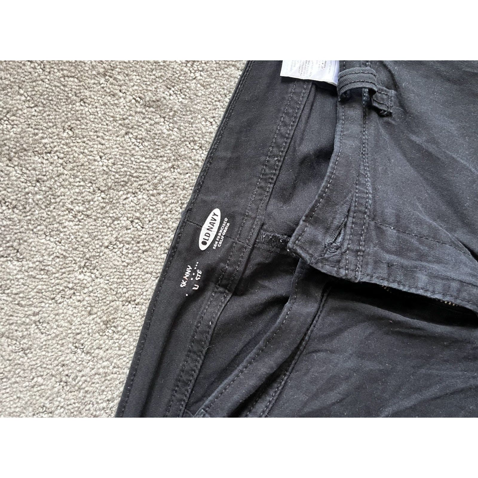 Old Navy Old Navy Black Skinny Stretch Rise Pants Women Size 6 Reg Pockets Size 28" / US 6 / IT 42 - 5 Thumbnail