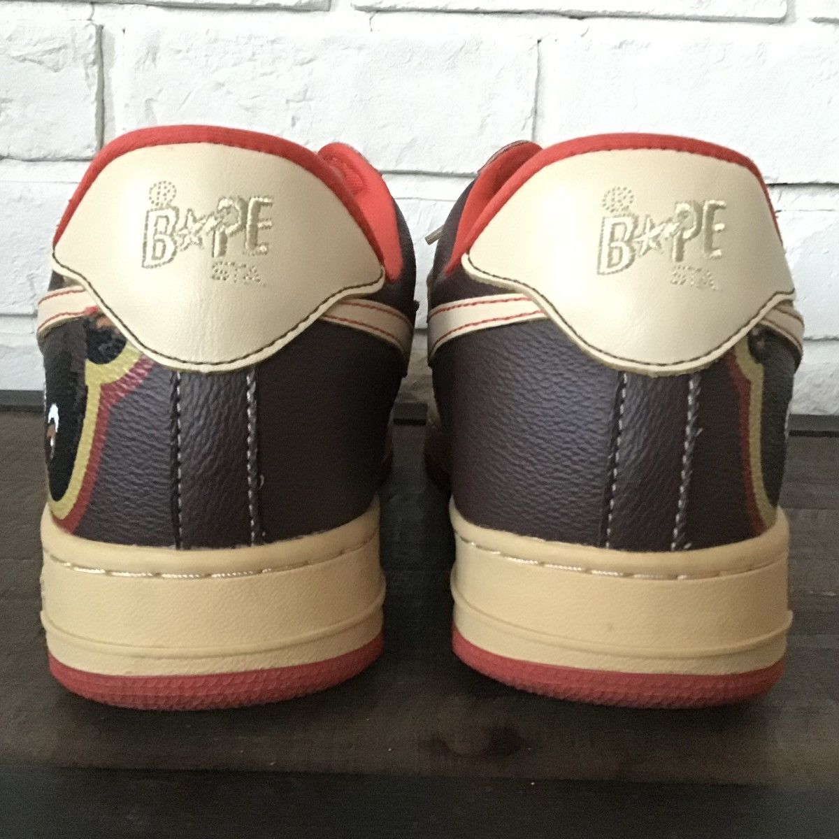 Bape × Kanye West × Nigo 2007 Kanye West College Dropout BAPE STA Sneakers NIGO APE Size US 12 / EU 45 - 7 Thumbnail