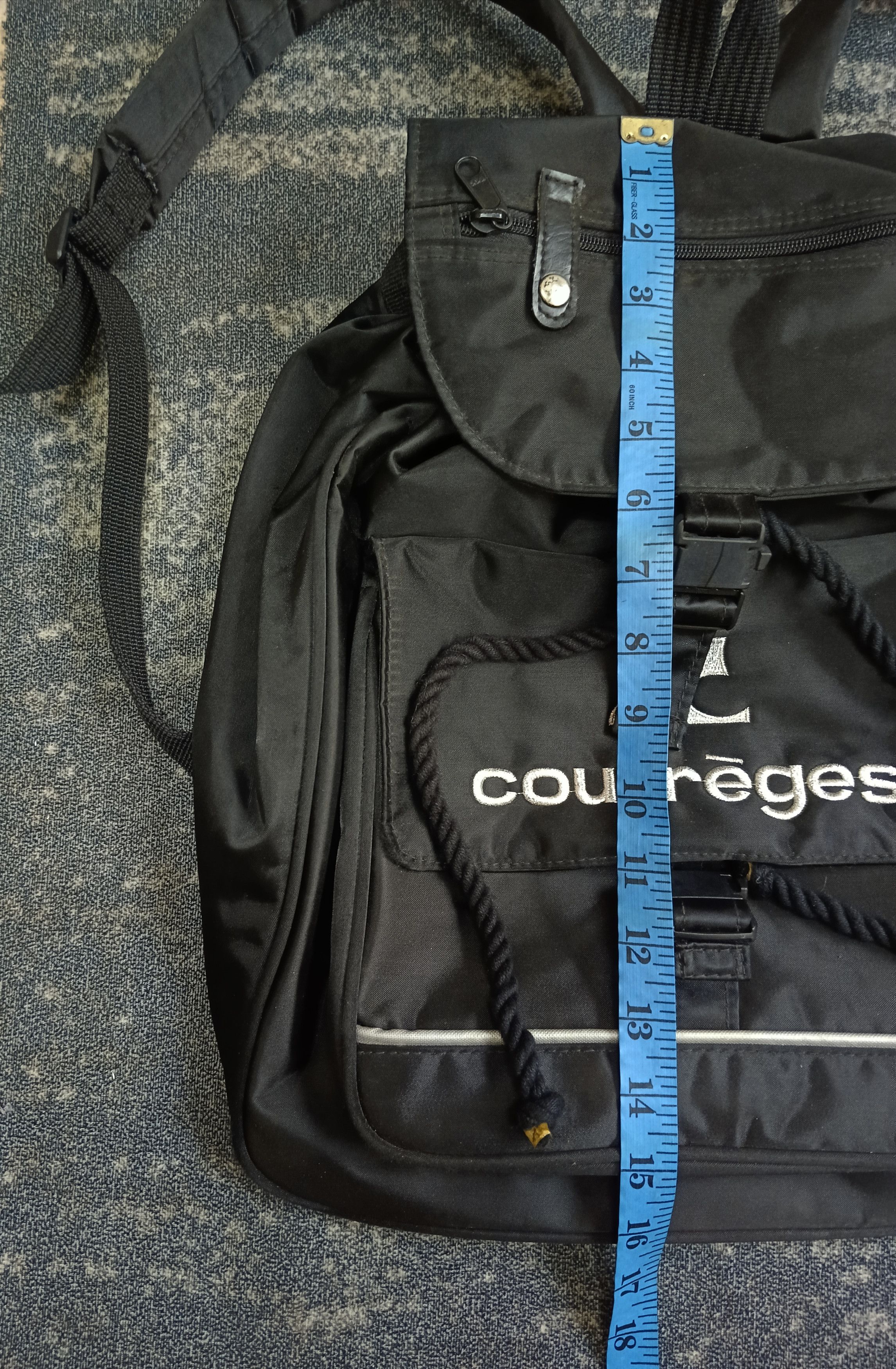 Courreges COURREGES VINTAGE 90s UNISEX BAGPACK Size ONE SIZE - 6 Thumbnail