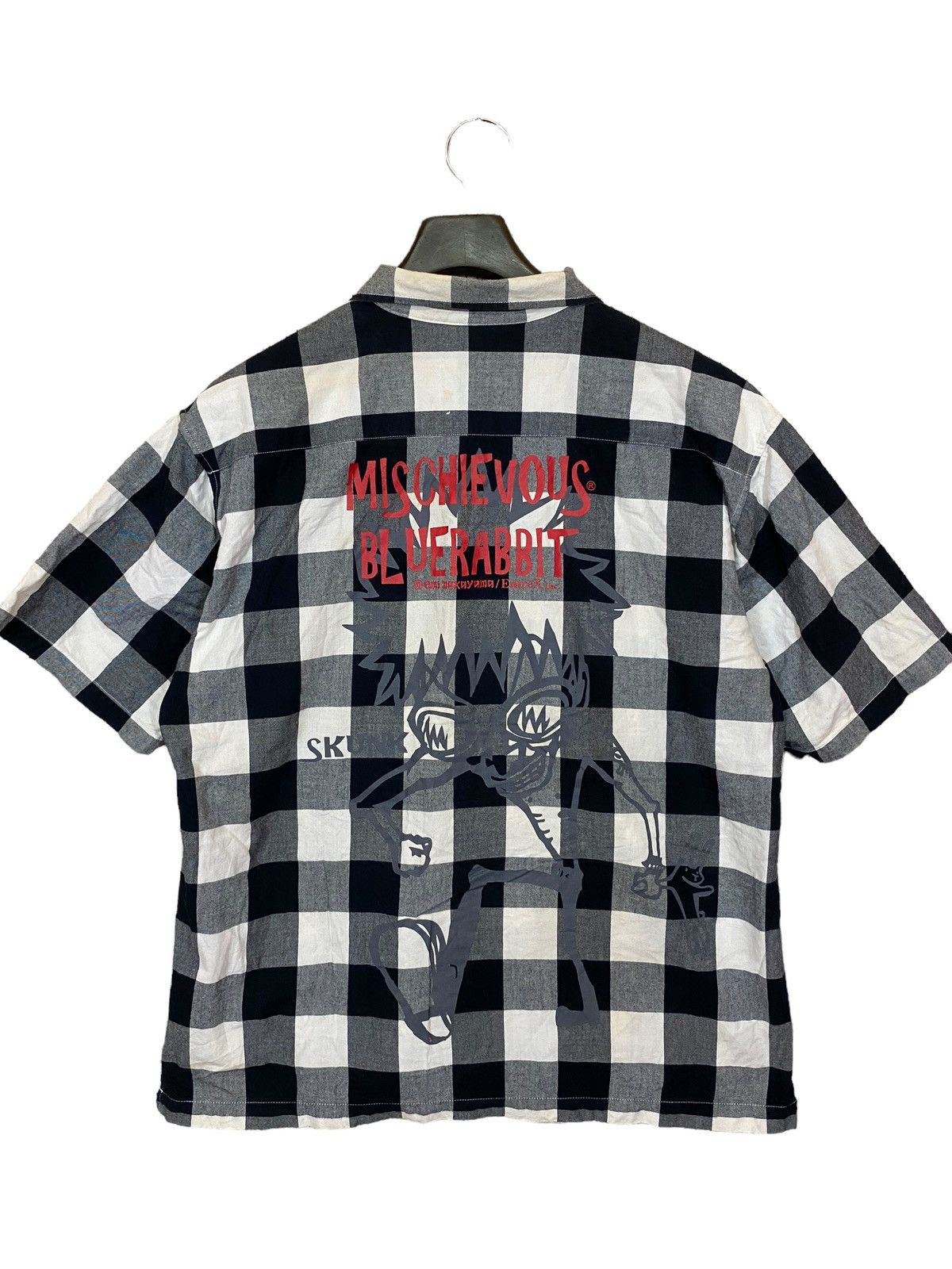 Anime × Japanese Brand × Vintage Mischievous big printed shirt button ups Size US L / EU 52-54 / 3 - 1 Thumbnail