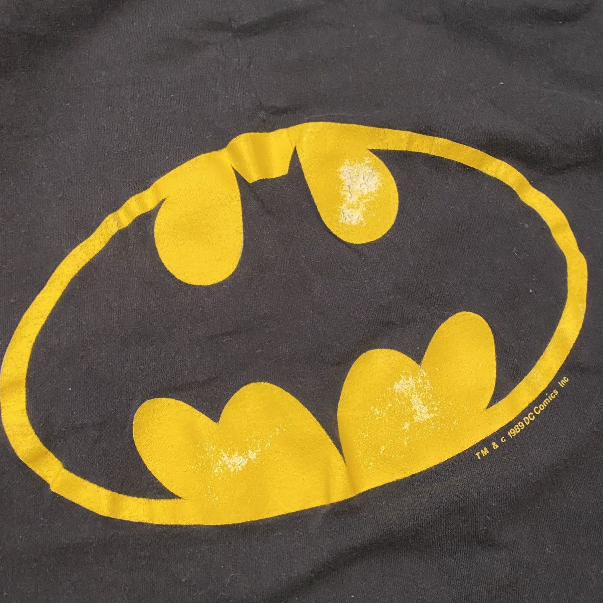 Vintage VINTAGE BATMAN TEE BIG LOGO DC SCREEN STAR SINGLE 1989 Size US L / EU 52-54 / 3 - 4 Thumbnail