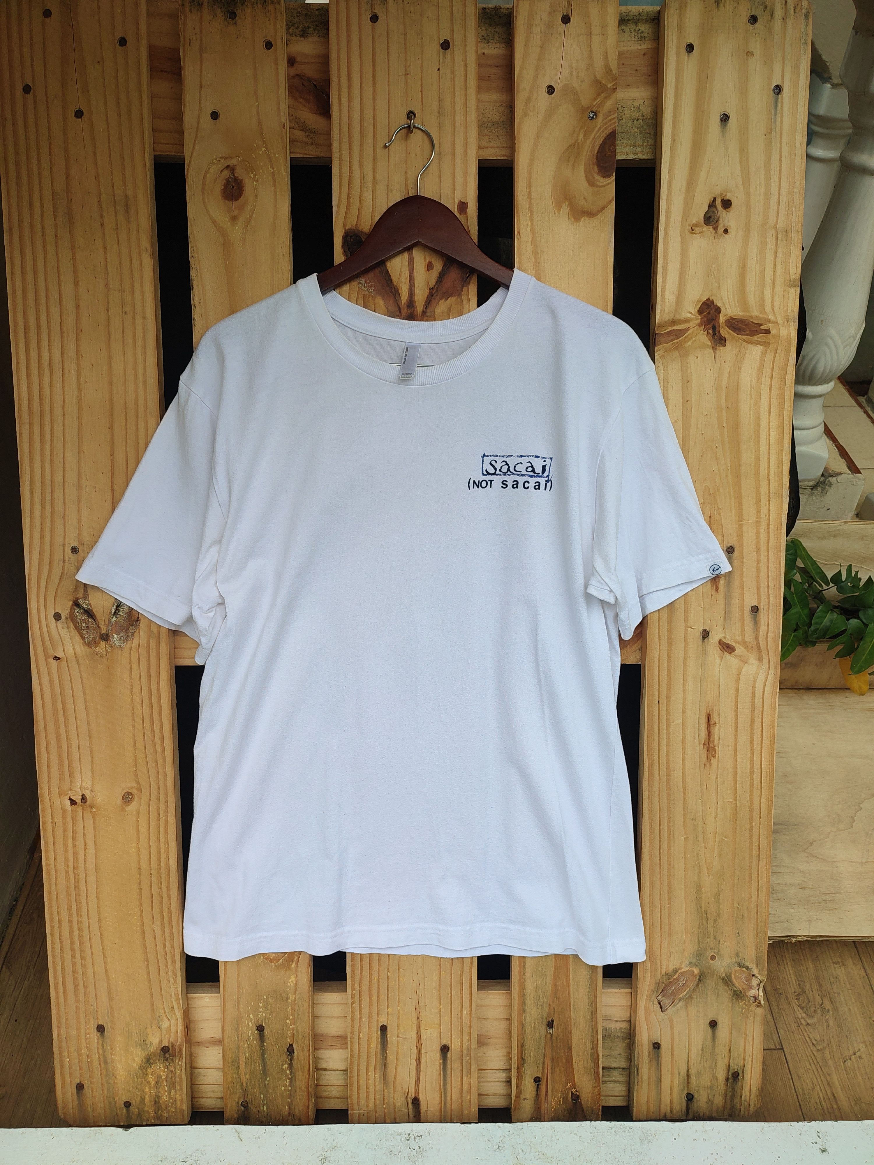 Fragment Design × Sacai SACAI X FRAGMENT SACAI NOT SACAI TEE | Grailed