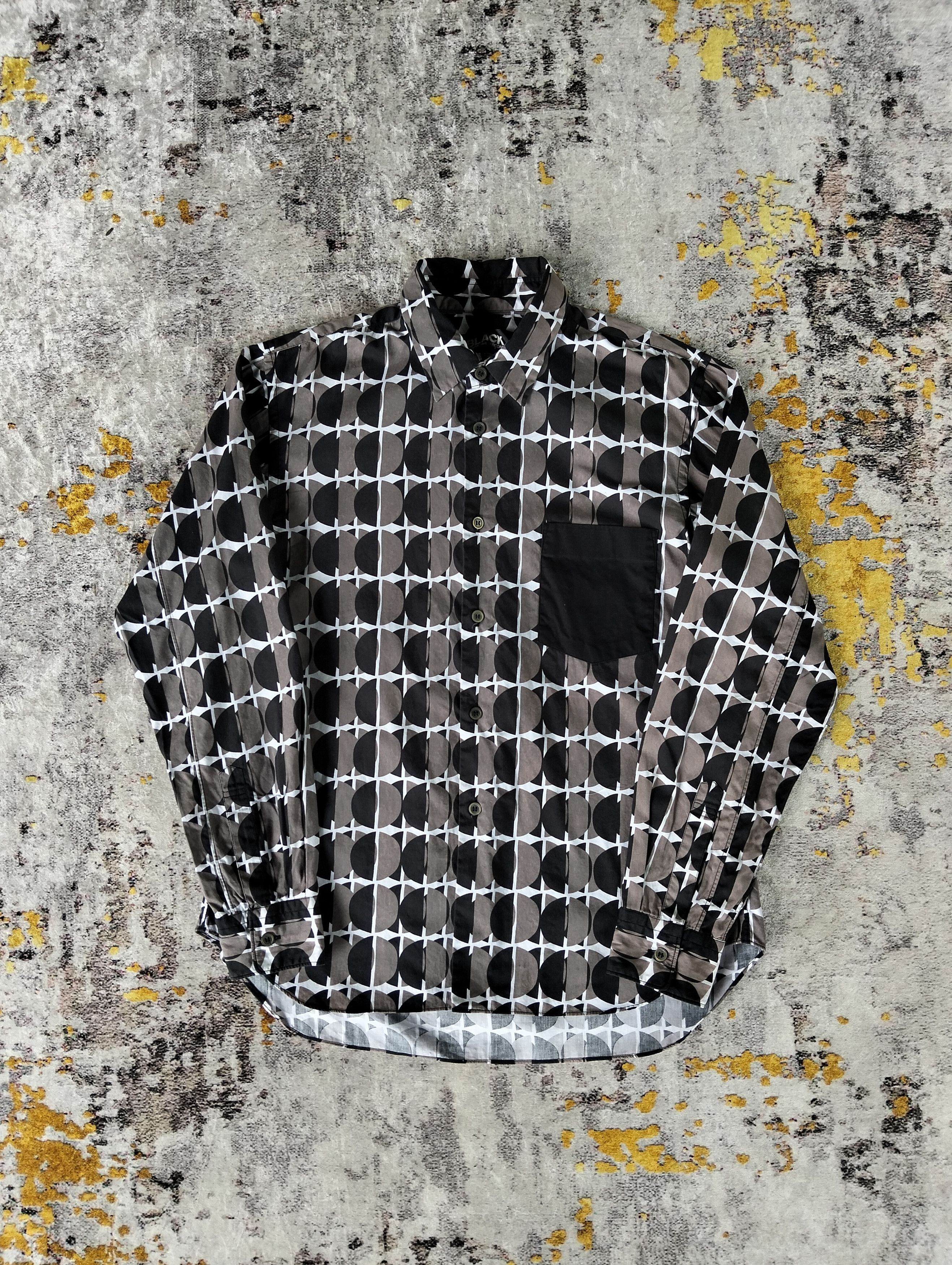 Comme des Garcons Black AD2009 Comme des Garcons Black Abstract Shirt Size US S / EU 44-46 / 1 - 1 Thumbnail