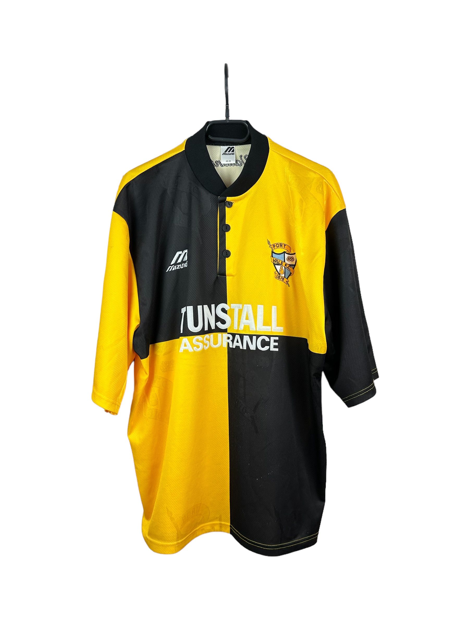 image of Port Vale Away Football Shirt 1997 Soccer Jersey, Men's (Size 2XL)