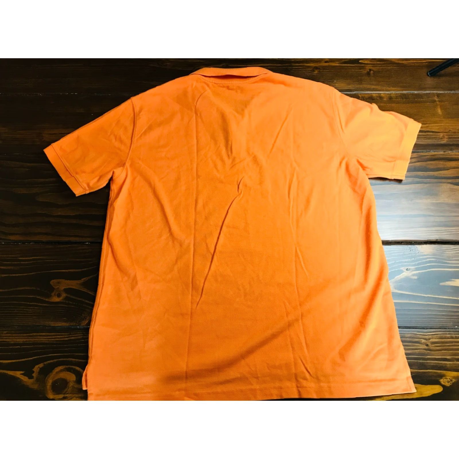 Vintage St. John's Bay Polo Shirt Mens XL Orange Solid Heritage Pique Short Sleeve Size US XL / EU 56 / 4 - 2 Thumbnail