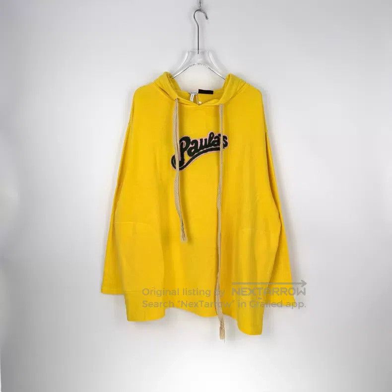 Loewe Loewe Yellow Big Logo Hoodie Size S / US 4 / IT 40 - 3 Thumbnail