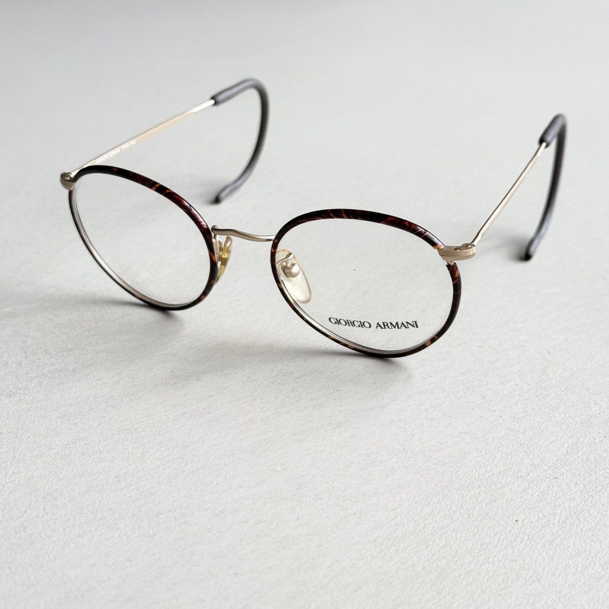 Giorgio Armani Giorgio Armani Vintage Glasses with Clip-on Sunglasses Size ONE SIZE - 3 Thumbnail