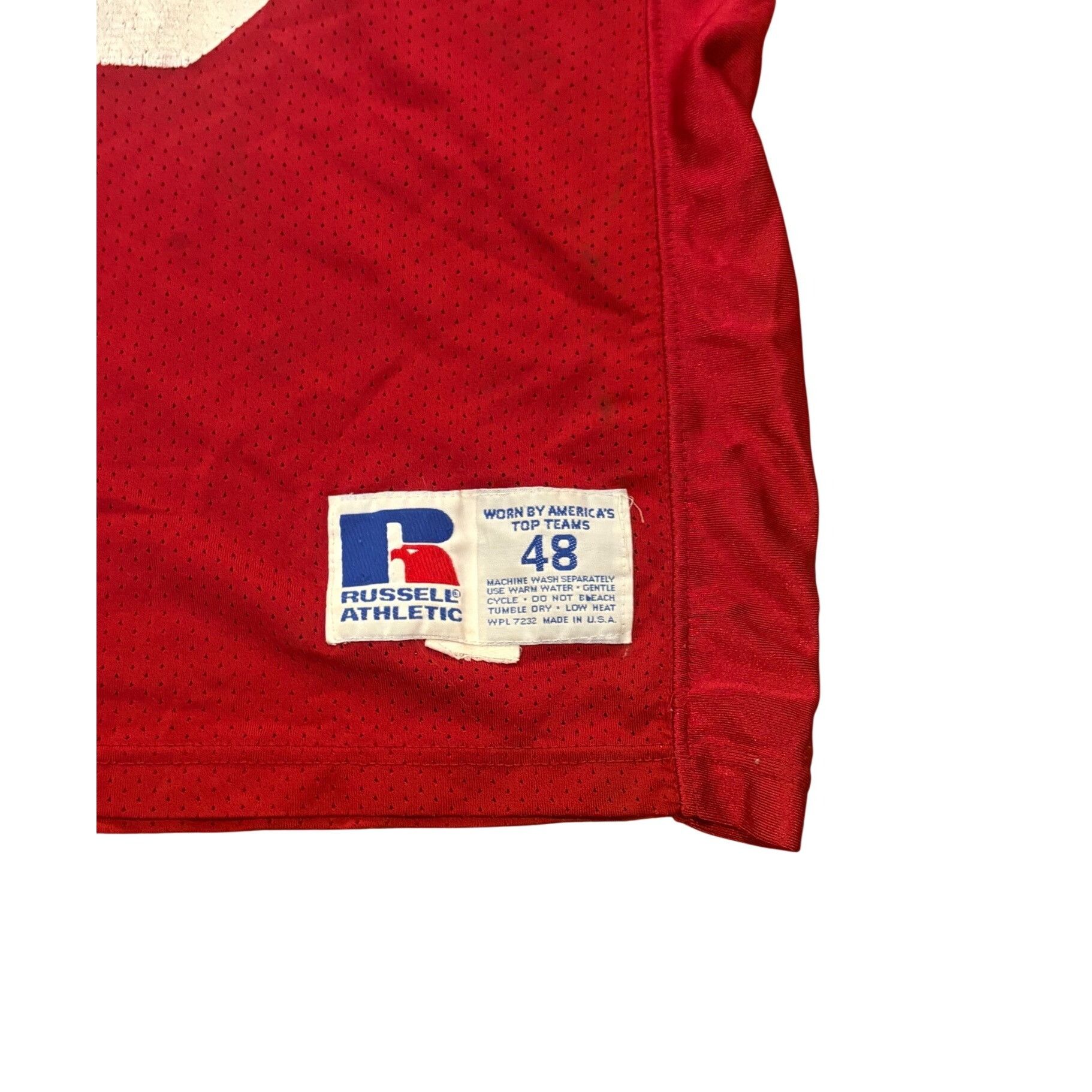 Russell Athletic Rare 90s Game Worn Oklahoma Sooners Tim Daughtry #88 Footbal Size US XL / EU 56 / 4 - 6 Thumbnail