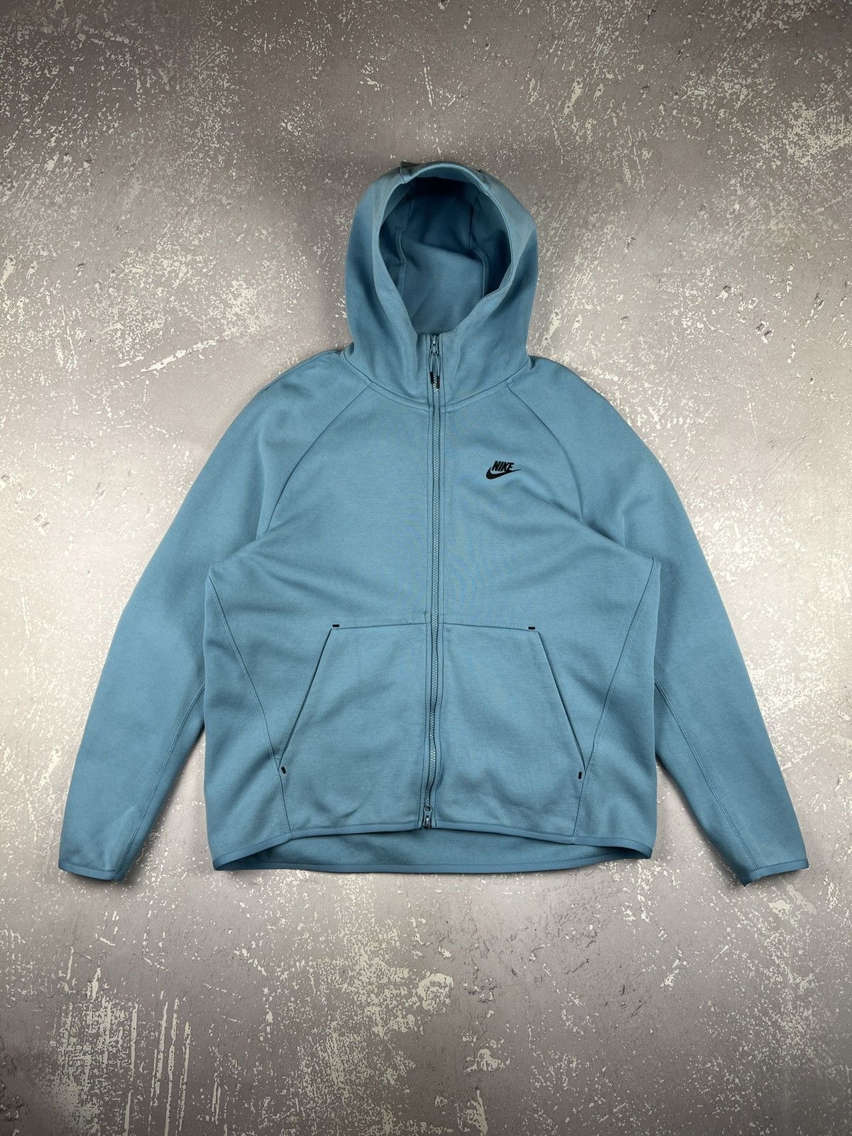 Nike Nike Tech Fleece Baby Blue Hoodie Jacket Maduro Style Size US XL / EU 56 / 4 - 1 Thumbnail