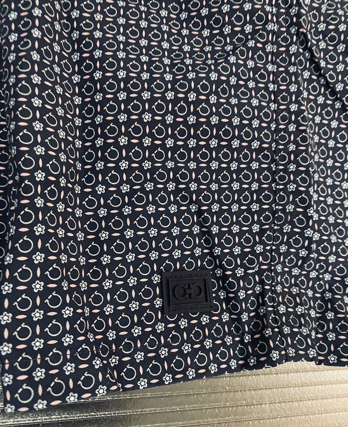 Salvatore Ferragamo Ferragamo 🇮🇹 blue logo accent swimsuit resort boxer 52 NEW Size US 36 / EU 52 - 4 Thumbnail